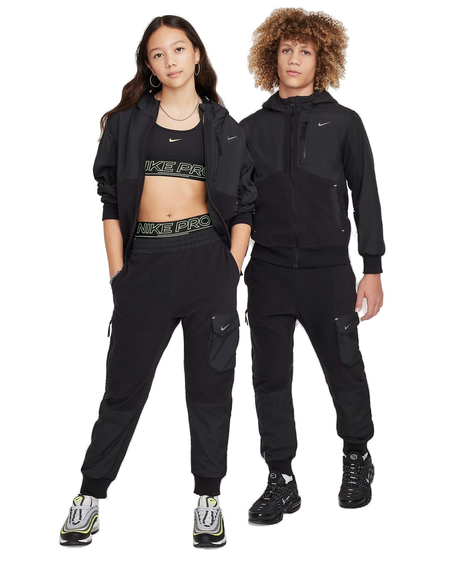 Nike Big Kids' Sportswear City Utility EasyOn Therma-FIT Winterized Pants - BLACK Thumbnail View 8