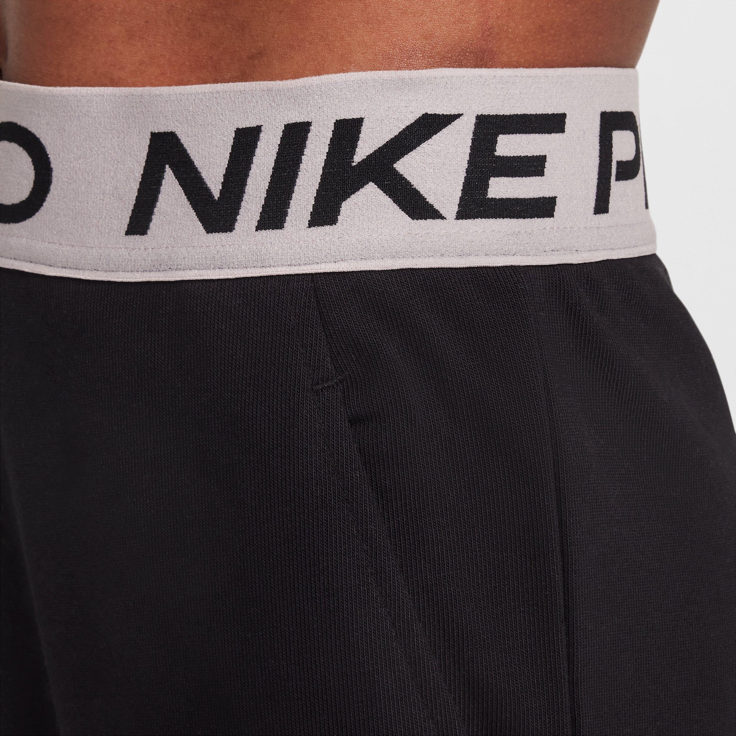 Nike Pro Fleece Dri-FIT Big Girls' Black/Grey Joggers