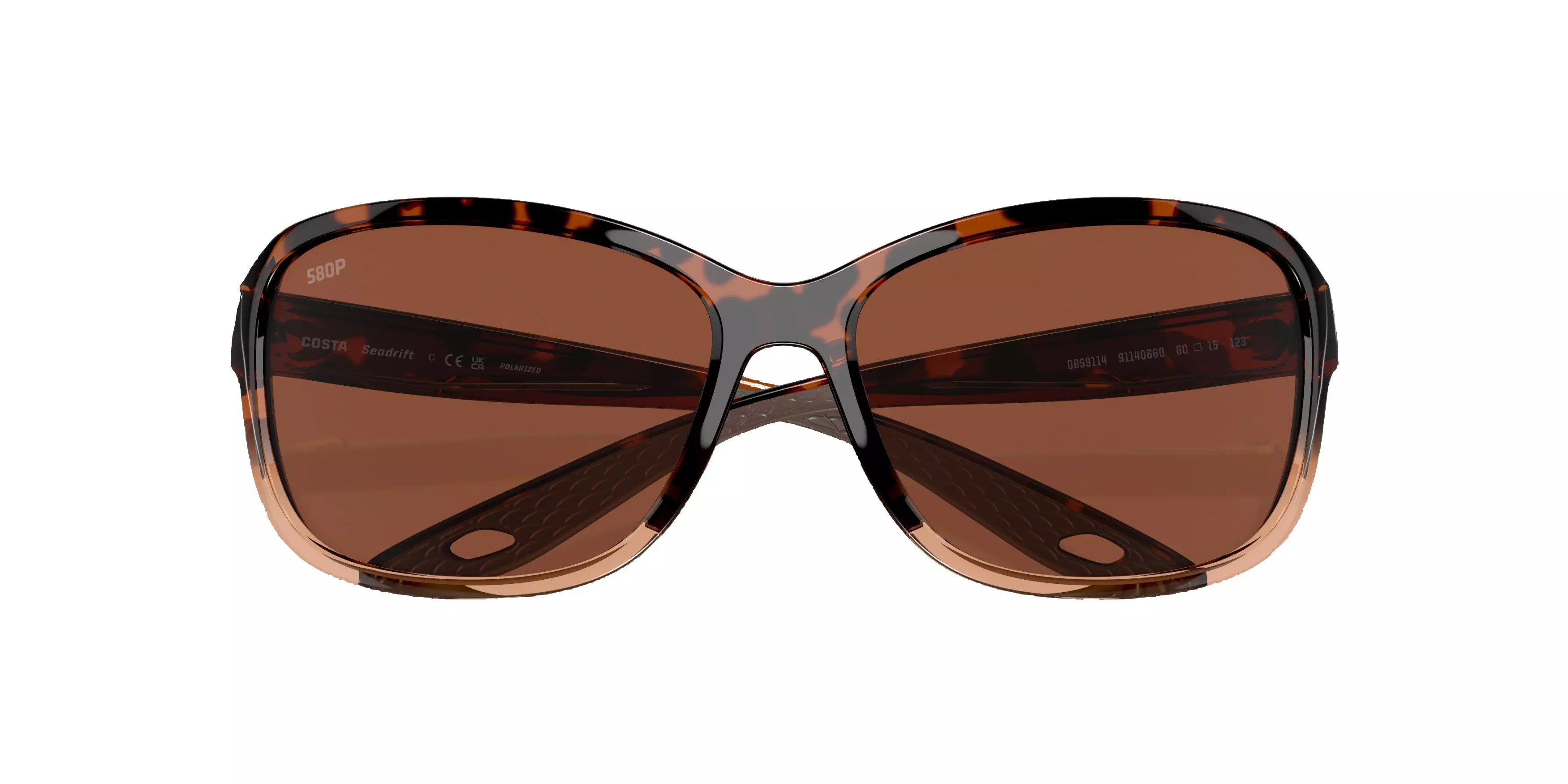 Costa Del Mar Seadrift S Copper Polarized Sunglasses - Brown - BROWN