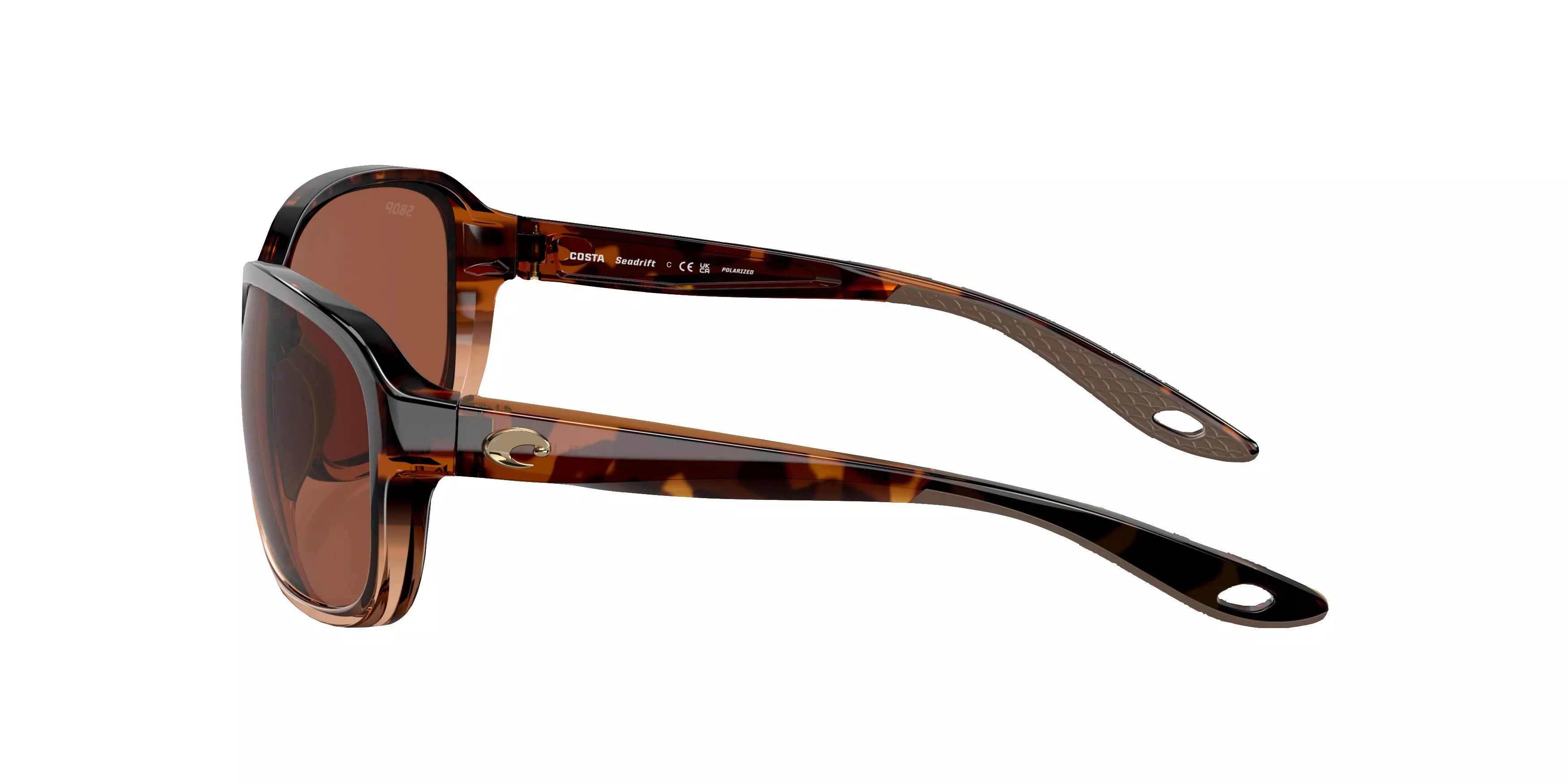 Costa Del Mar Seadrift S Copper Polarized Sunglasses - Brown - BROWN