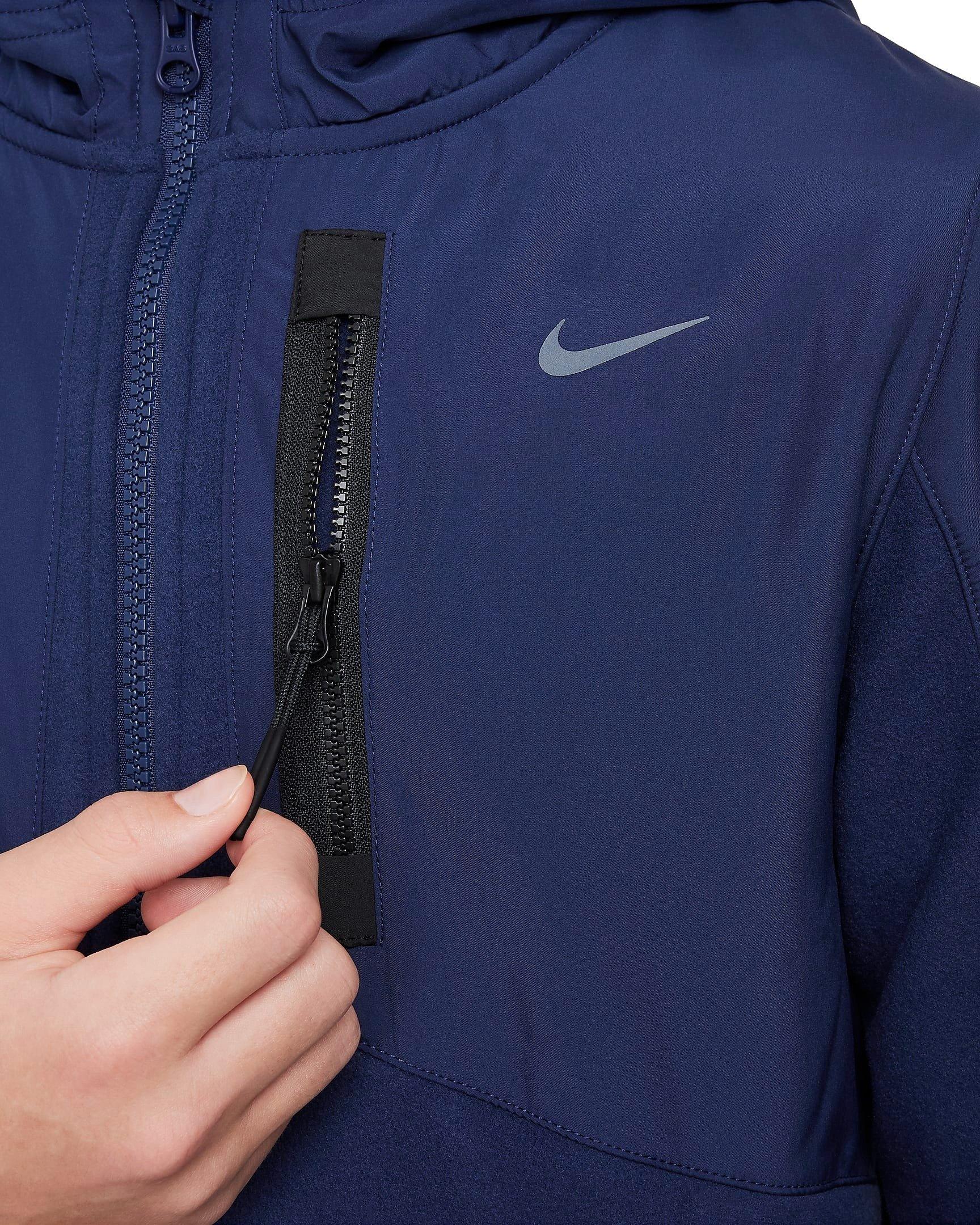 Nike Big Kids' Sportswear City Utility EasyOn Therma-FIT Winterized Jacket - NAVY Thumbnail View 4