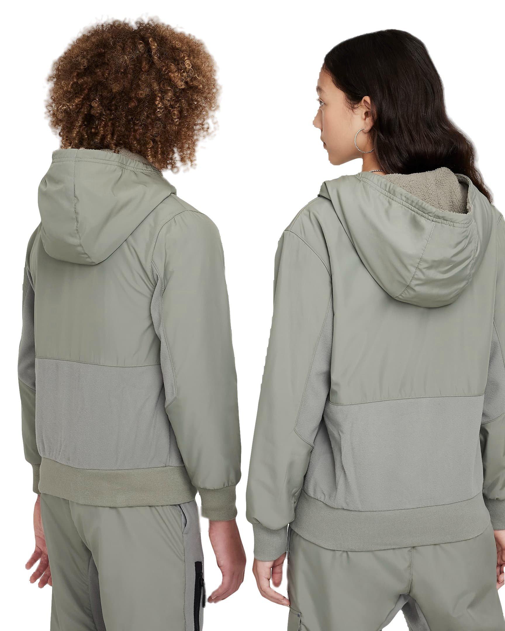 Nike Big Kids' Sportswear City Utility EasyOn Therma-FIT Winterized Jacket - DK STUCCO Thumbnail View 2