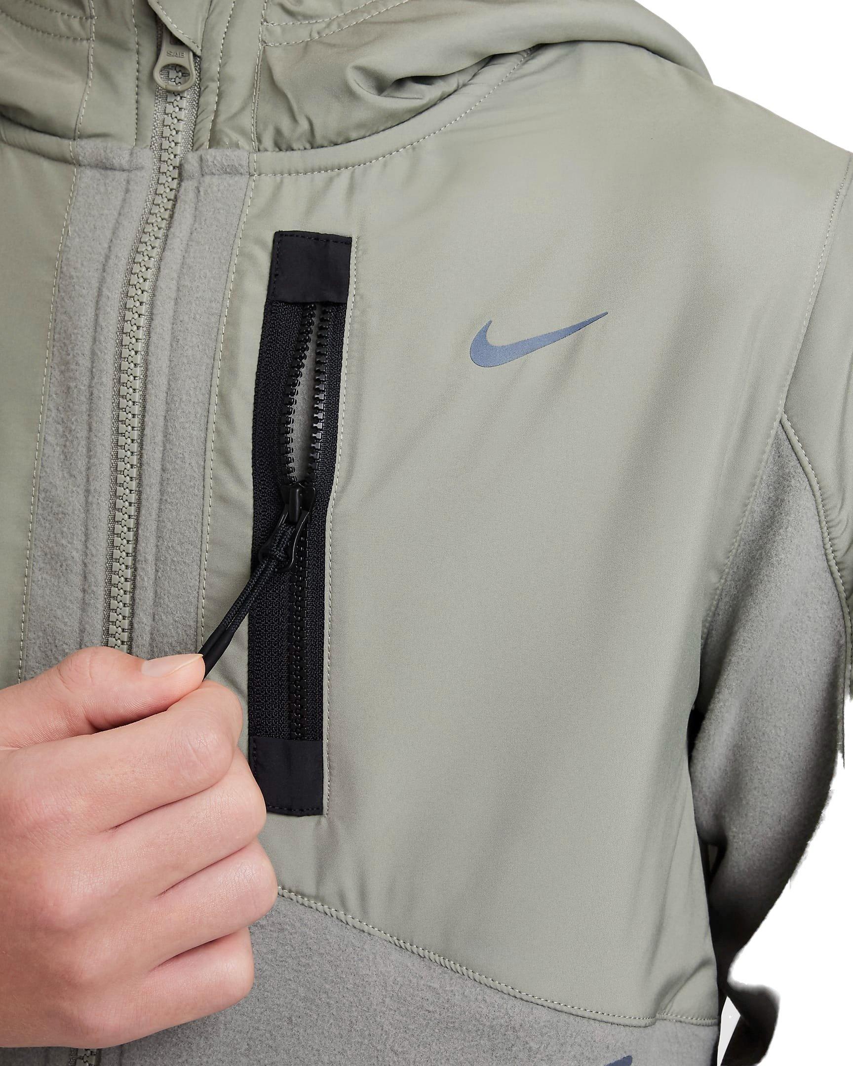 Nike Big Kids' Sportswear City Utility EasyOn Therma-FIT Winterized Jacket - DK STUCCO Thumbnail View 4