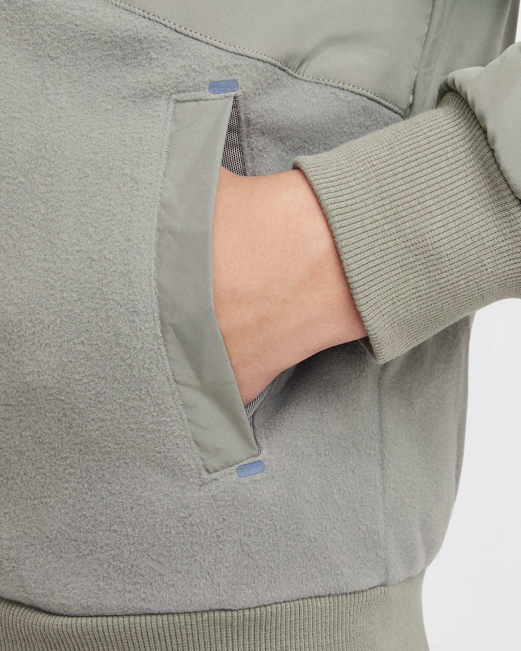 Nike Big Kids' Sportswear City Utility EasyOn Therma-FIT Winterized Jacket - DK STUCCO Thumbnail View 5