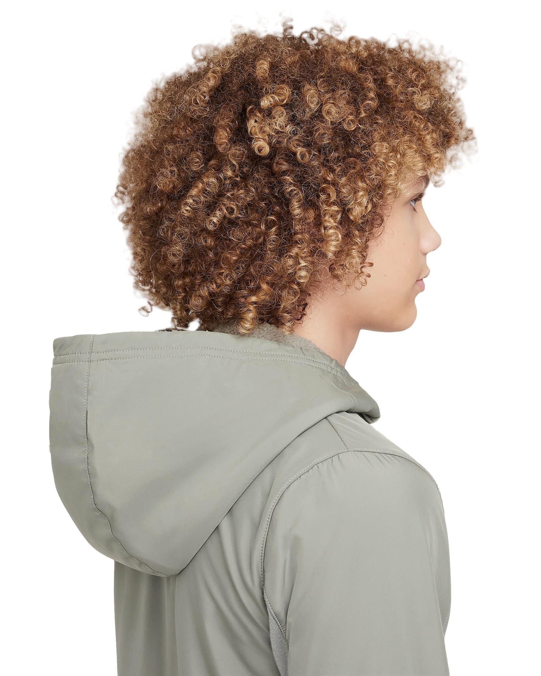 Nike Big Kids' Sportswear City Utility EasyOn Therma-FIT Winterized Jacket - DK STUCCO Thumbnail View 6