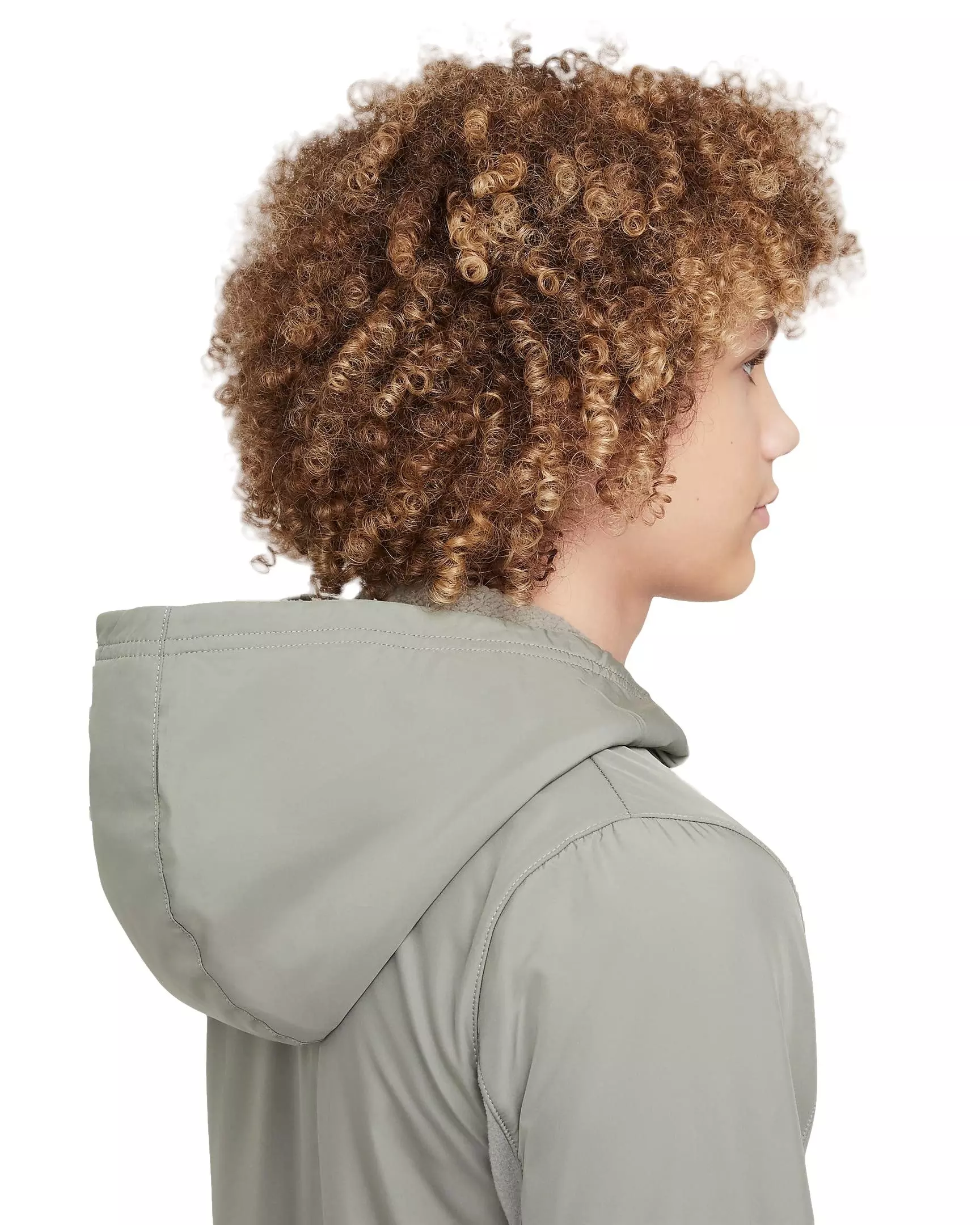 Nike Big Kids' Sportswear City Utility EasyOn Therma-FIT Winterized Jacket - DK STUCCO