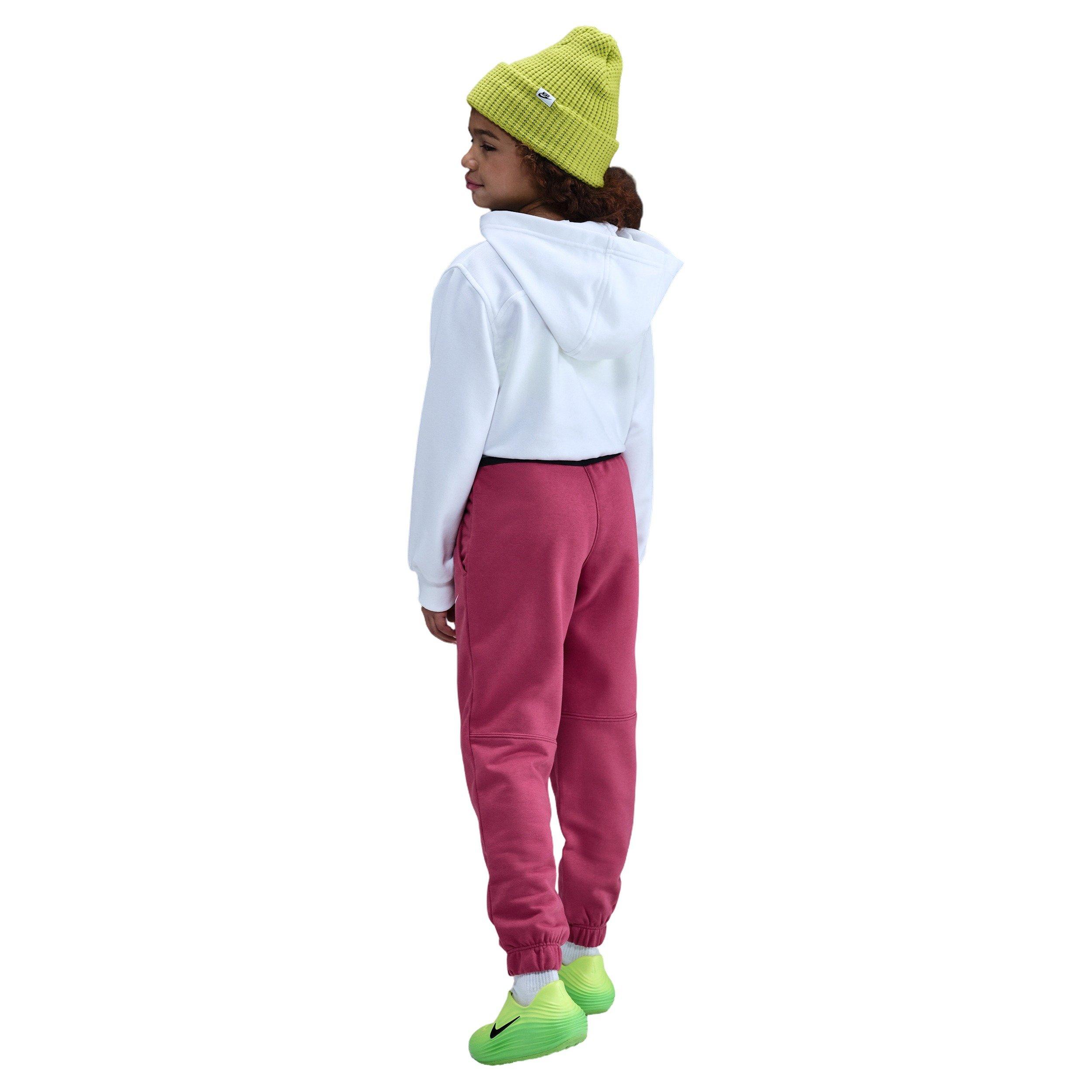 Nike Pro Fleece Dri-FIT Big Girls' Purple Joggers