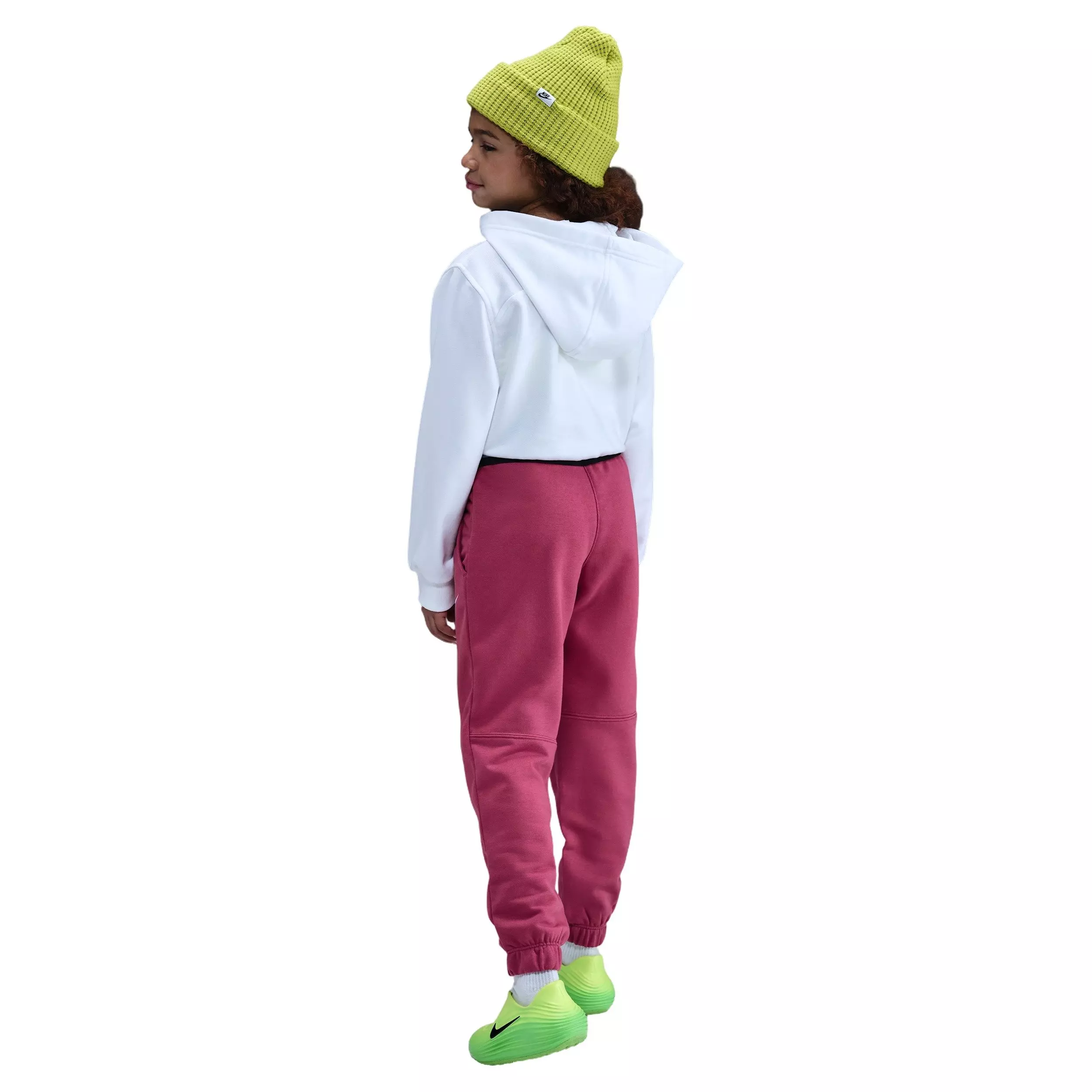 Nike Big Girls' Pro Fleece Dri-FIT Joggers - Purple - PURPLE