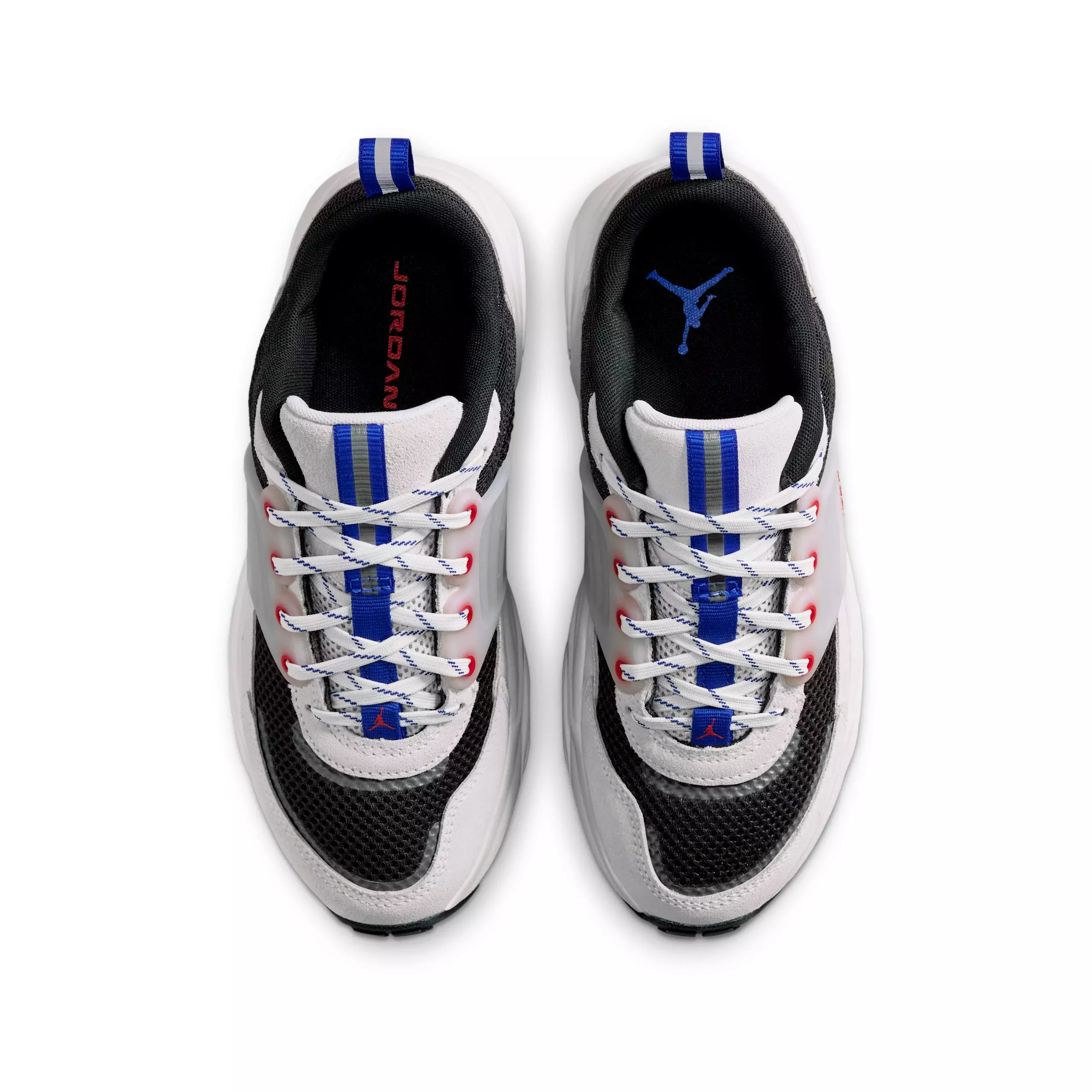 Jordan Trunner O/S "Phantom/Off Noir/Game Royal/University Red" Grade School Boys' Shoe - PHANTOM/OFF NOIR/ROYAL/RED