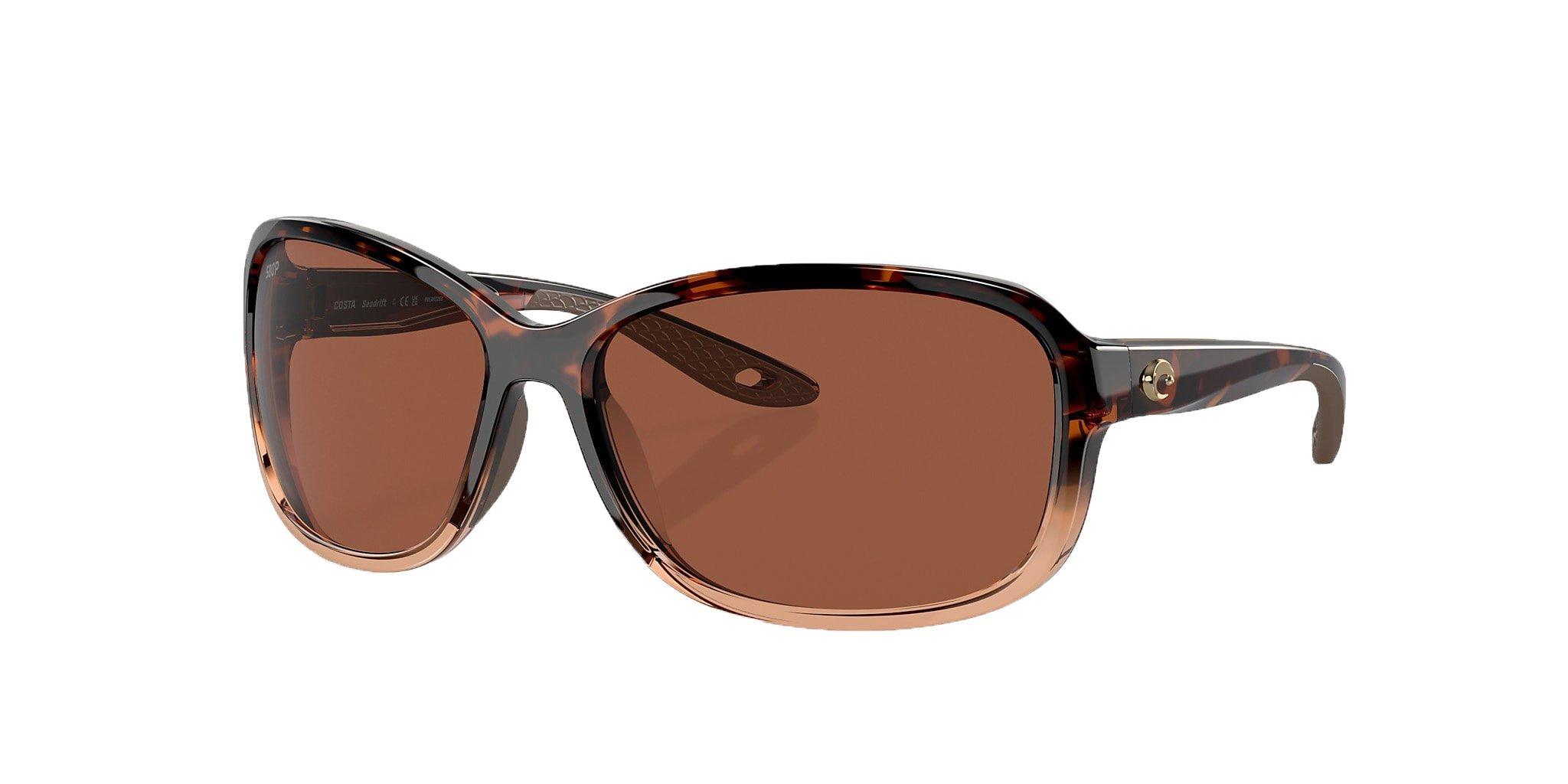 Costa Del Mar Seadrift M Copper Polarized Sunglasses - Brown - BROWN Thumbnail View 1