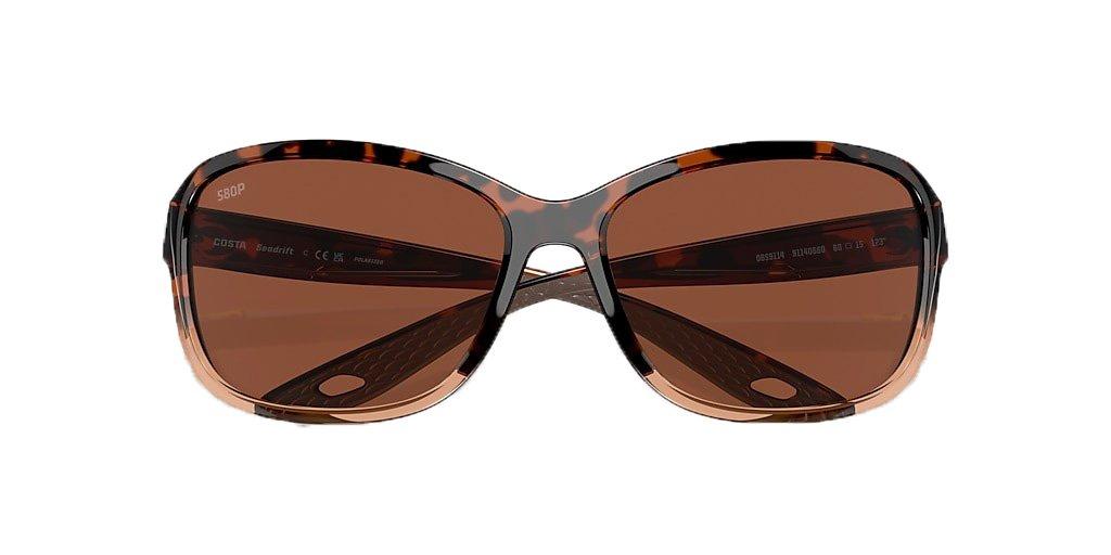 Costa Del Mar Seadrift M Copper Polarized Sunglasses - Brown - BROWN Thumbnail View 5