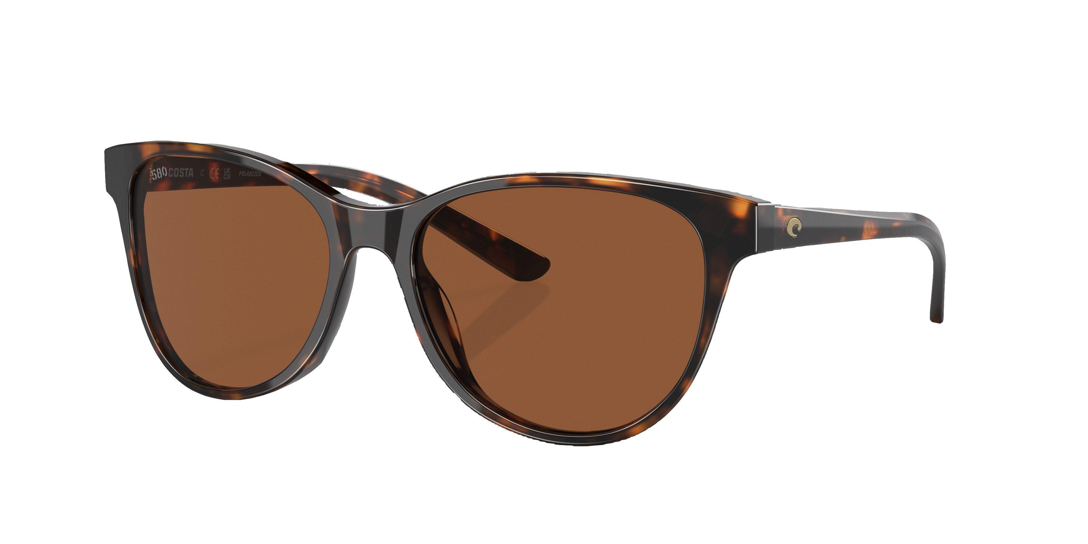 Costa Del Mar Catherine Copper Polarized Sunglasses - Brown - BROWN Thumbnail View 1