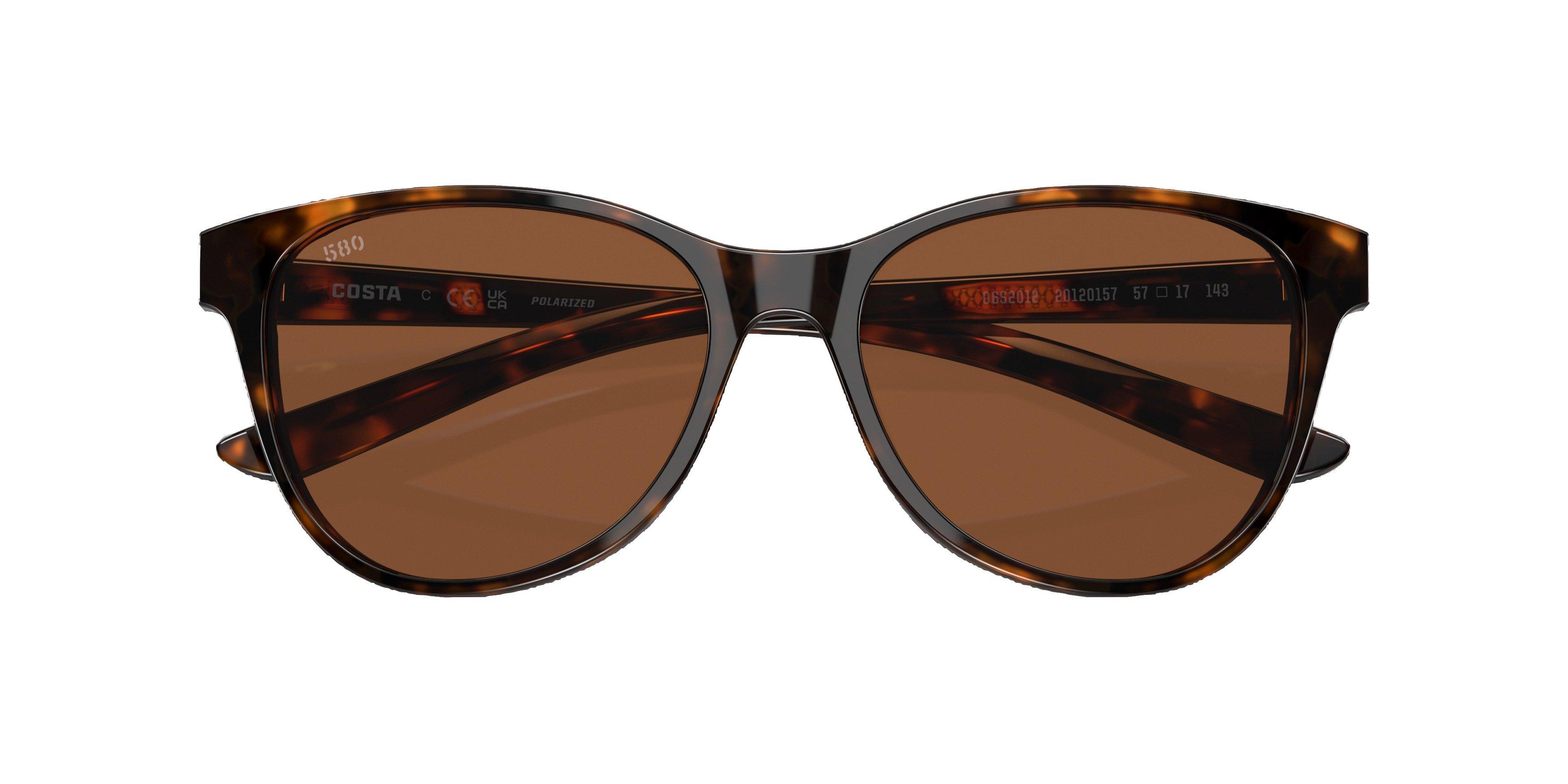Costa Del Mar Catherine Copper Polarized Sunglasses - Brown - BROWN Thumbnail View 4