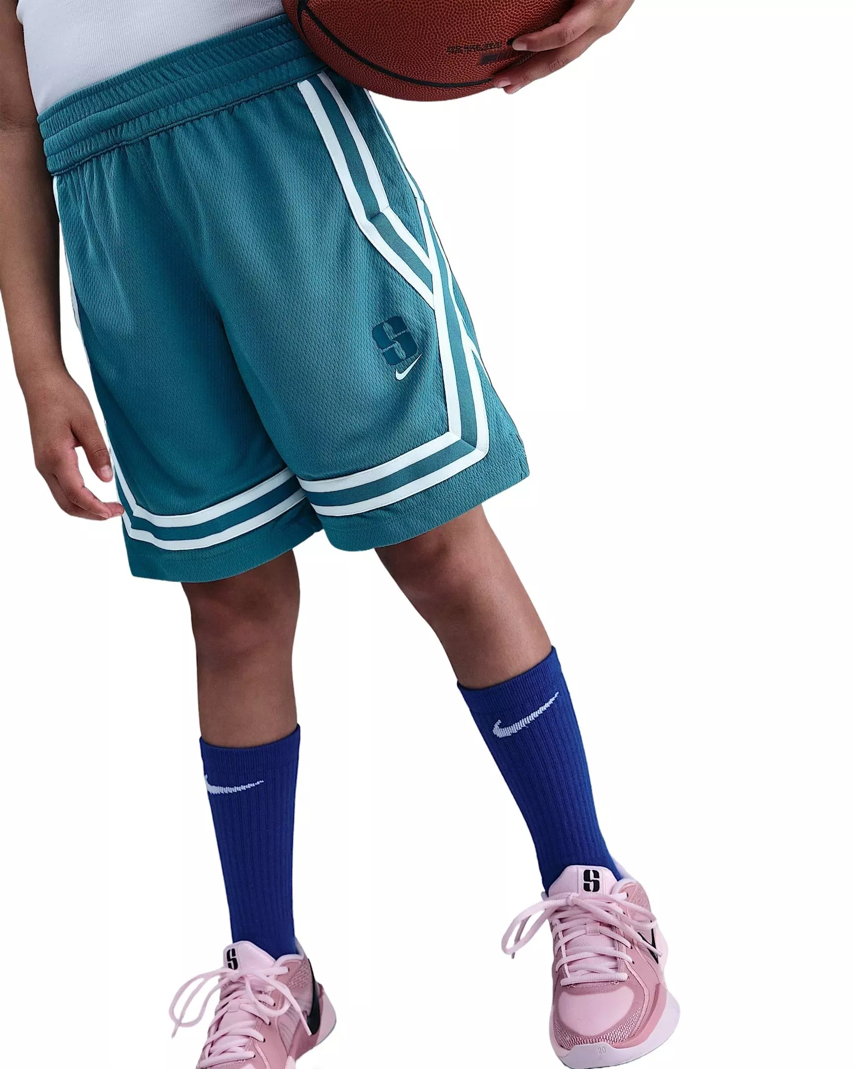 Nike Big Kids' Sabrina Crossover Dri-FIT Basketball Shorts - Blue - BLUE
