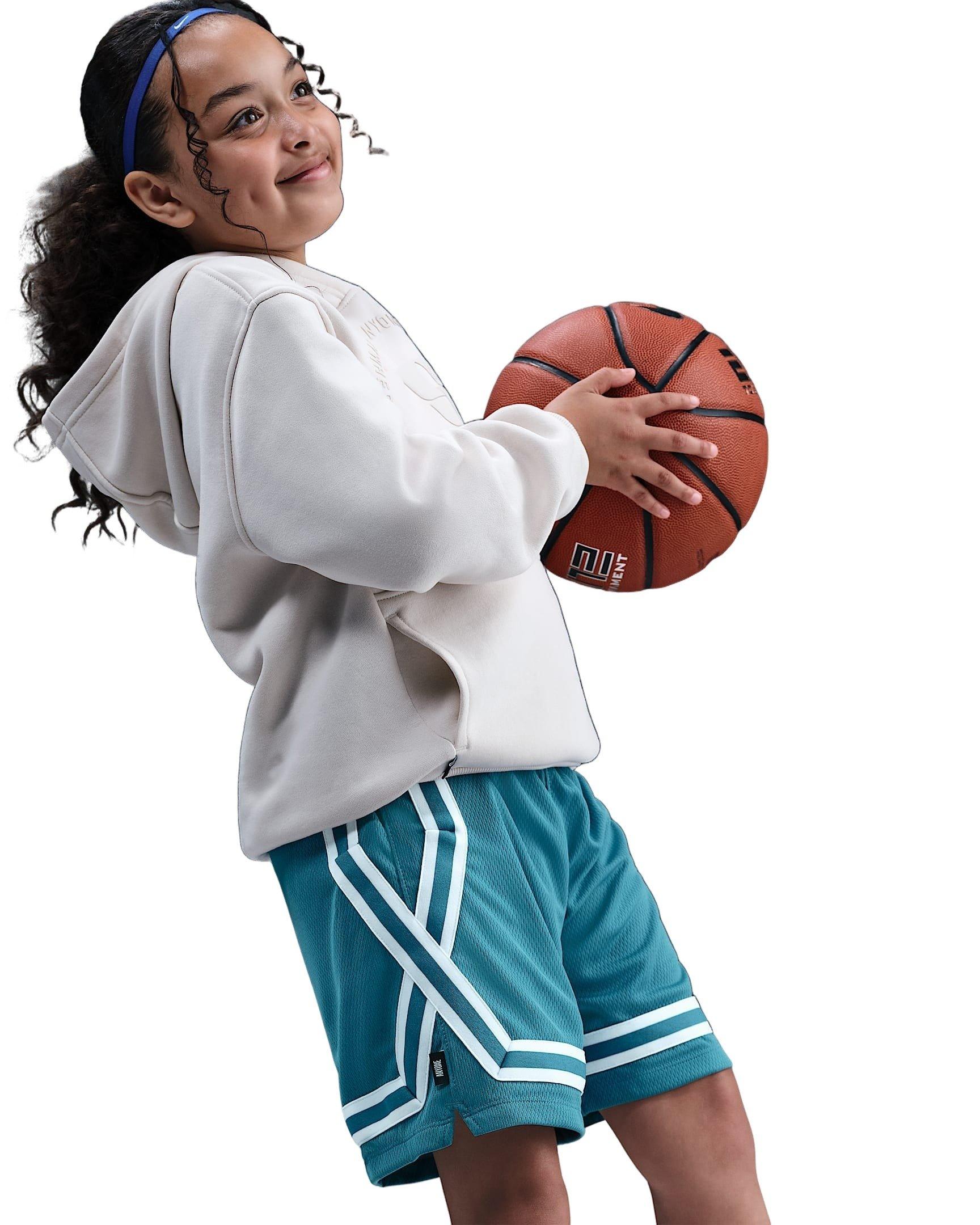 Nike Sabrina Crossover Dri-FIT Big Kids' Blue Basketball Shorts