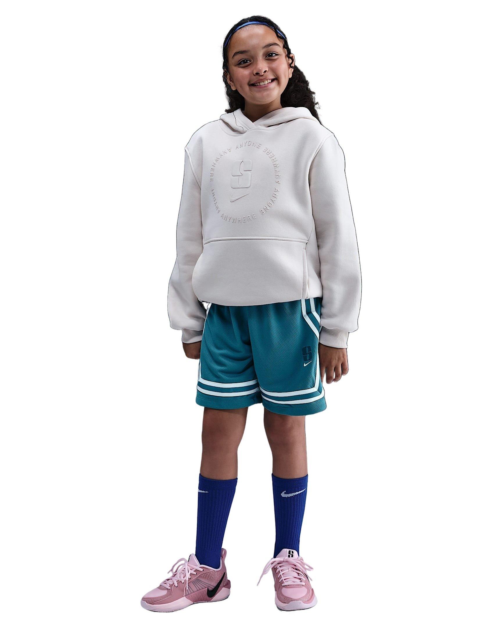 Nike Sabrina Crossover Dri-FIT Big Kids' Blue Basketball Shorts