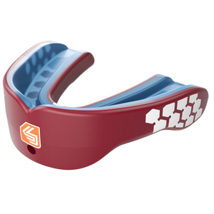 Shock Doctor Adult Gel Max Power Print Mouthguard - MAROON