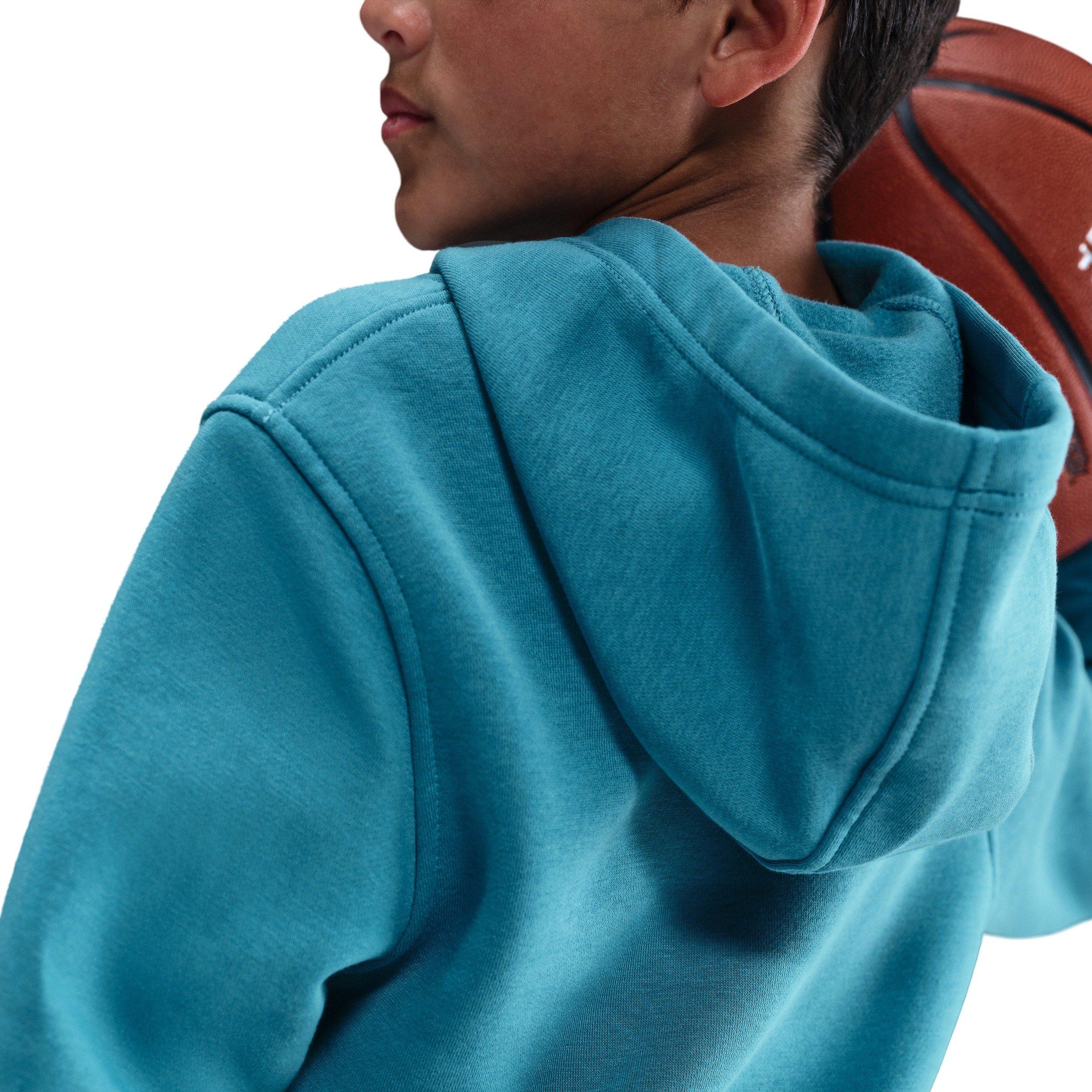 Nike Sabrina Ionescu Club Fleece Big Kids' Teal Basketball Hoodie