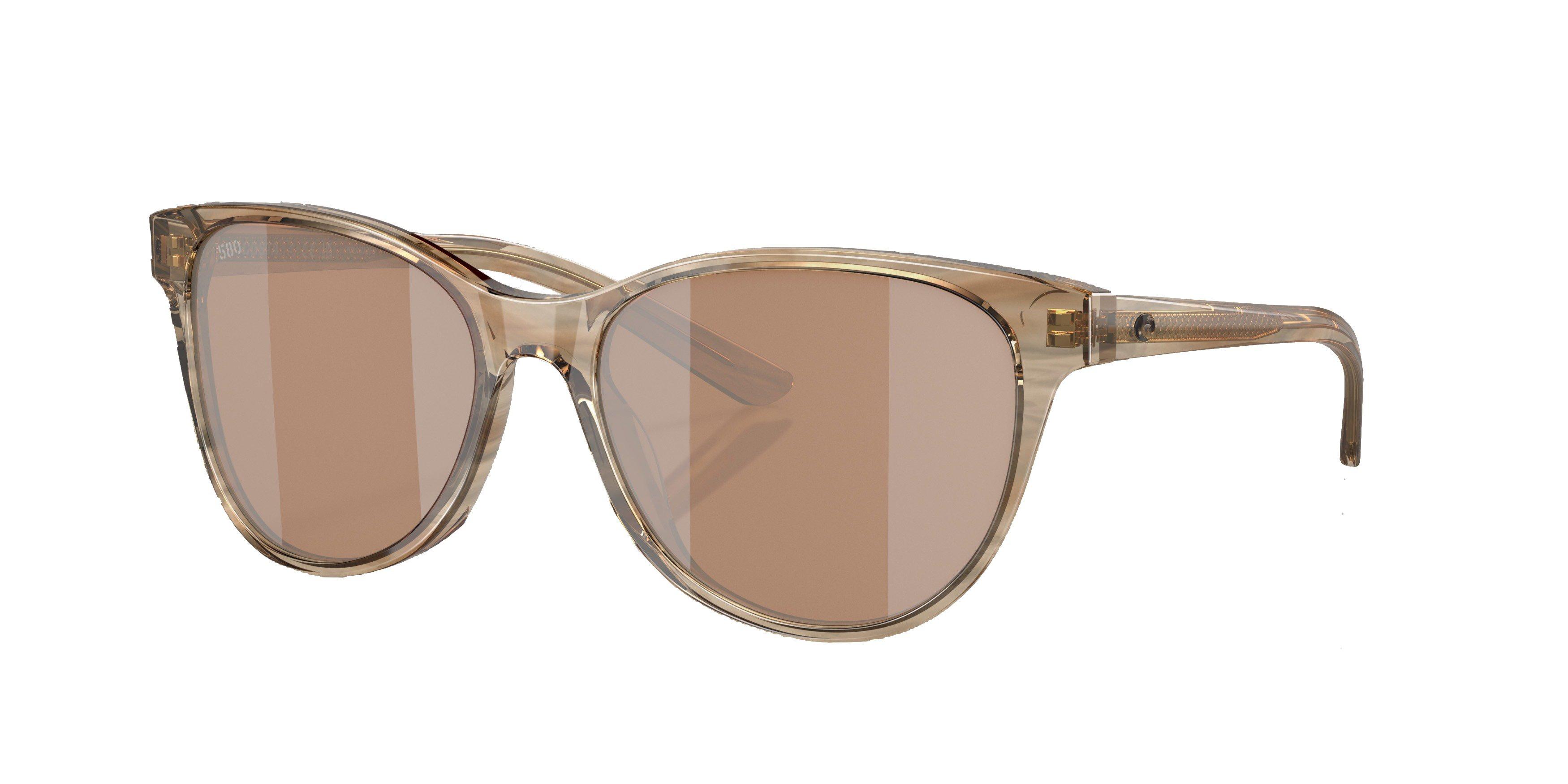 Costa Del Mar Catherine Copper Silver Mirror Polarized Sunglasses - Light Brown - LIGHT BROWN Thumbnail View 1