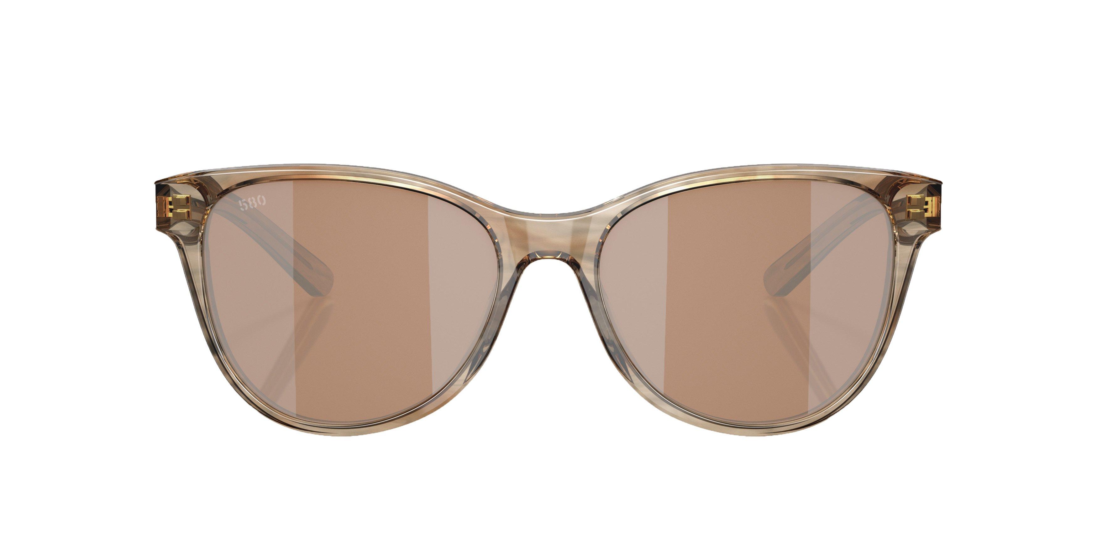 Costa Del Mar Catherine Copper Silver Mirror Polarized Sunglasses - Light Brown - LIGHT BROWN Thumbnail View 2