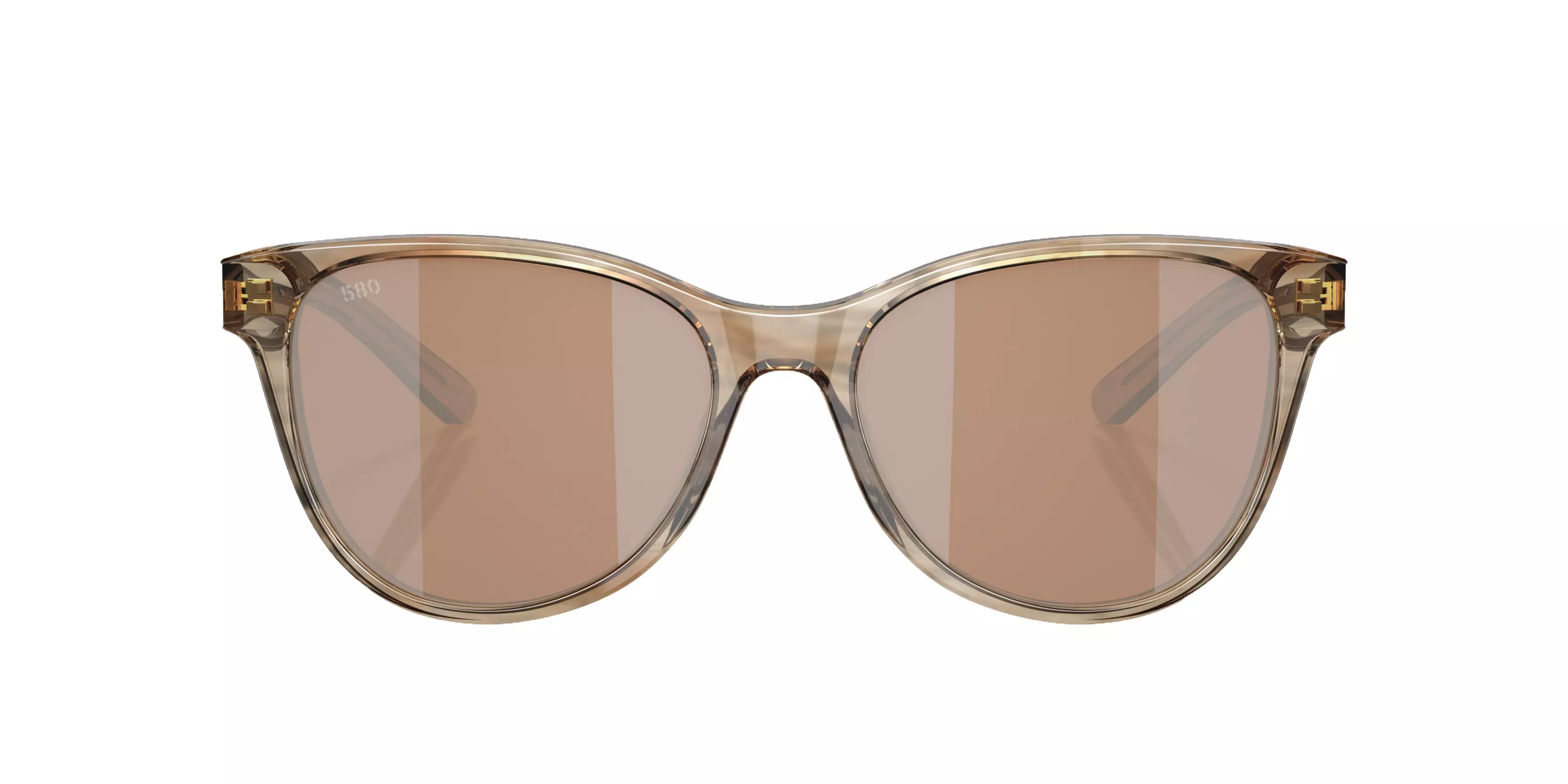 Costa Del Mar Catherine Copper Silver Mirror Polarized Sunglasses - Light Brown - LIGHT BROWN