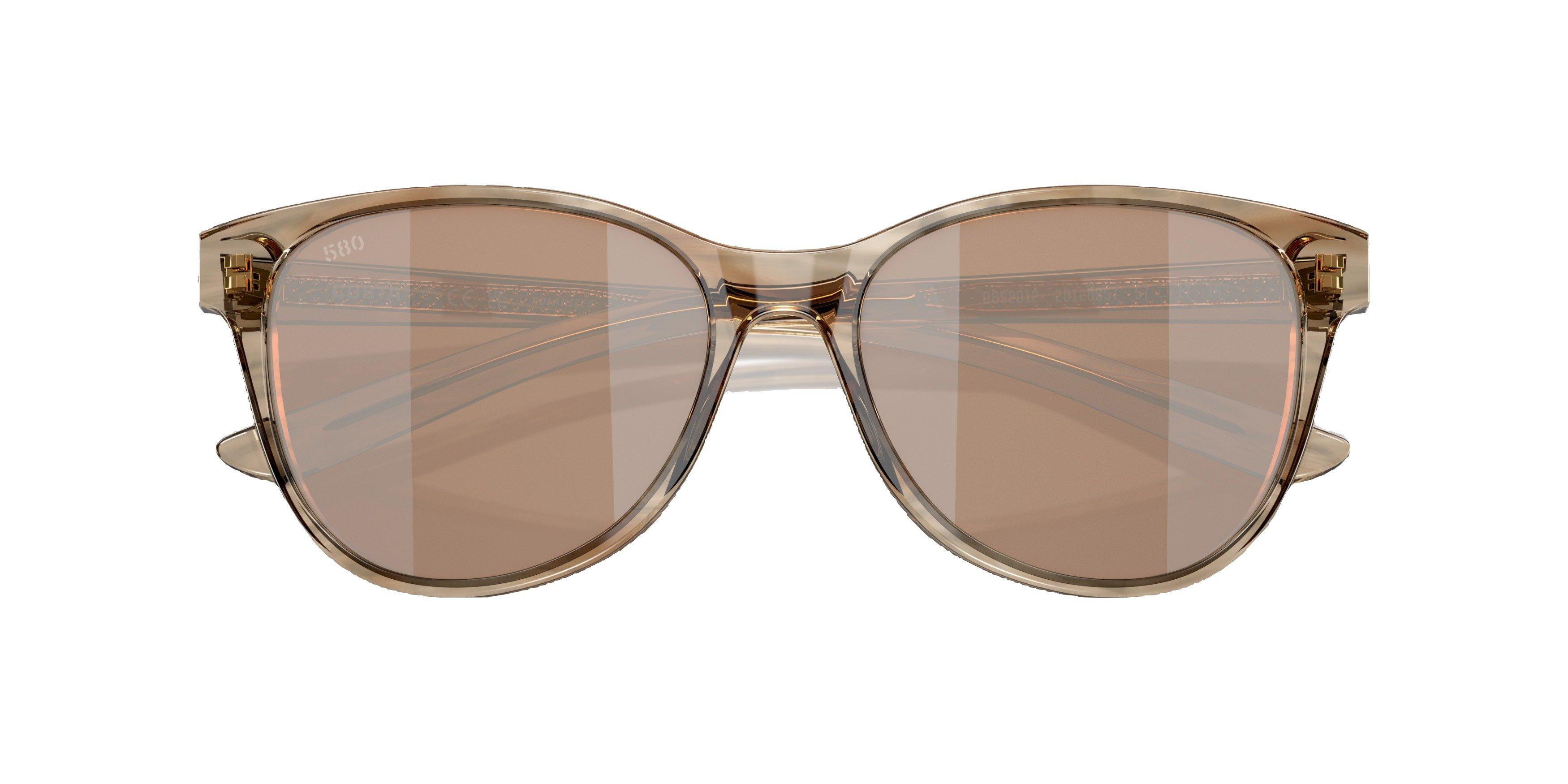 Costa Del Mar Catherine Copper Silver Mirror Polarized Sunglasses - Light Brown - LIGHT BROWN Thumbnail View 4