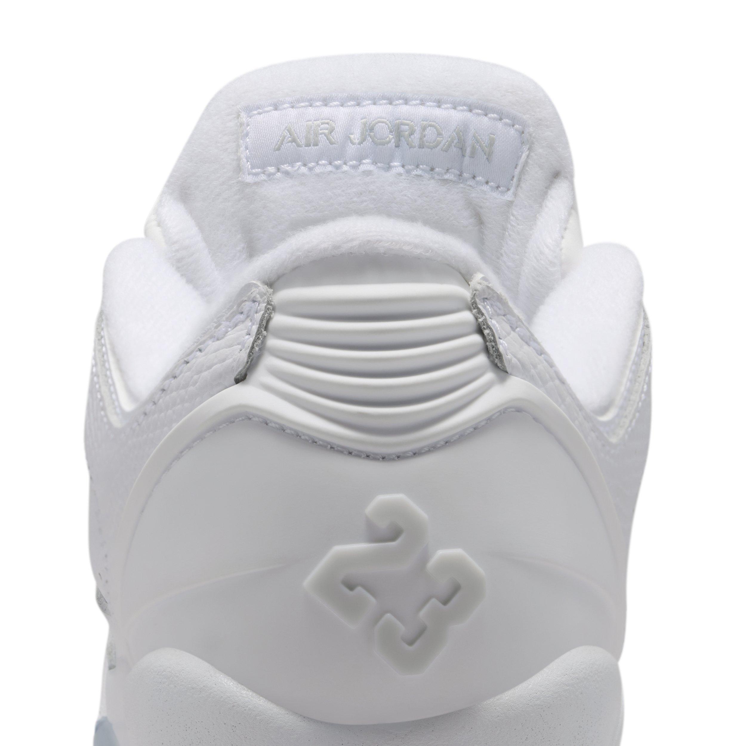 Jordan Sixty Plus Low "White/Black/Pure Platinum" Grade School Boys' Shoe - WHITE/BLACK/PLATINUM Thumbnail View 9