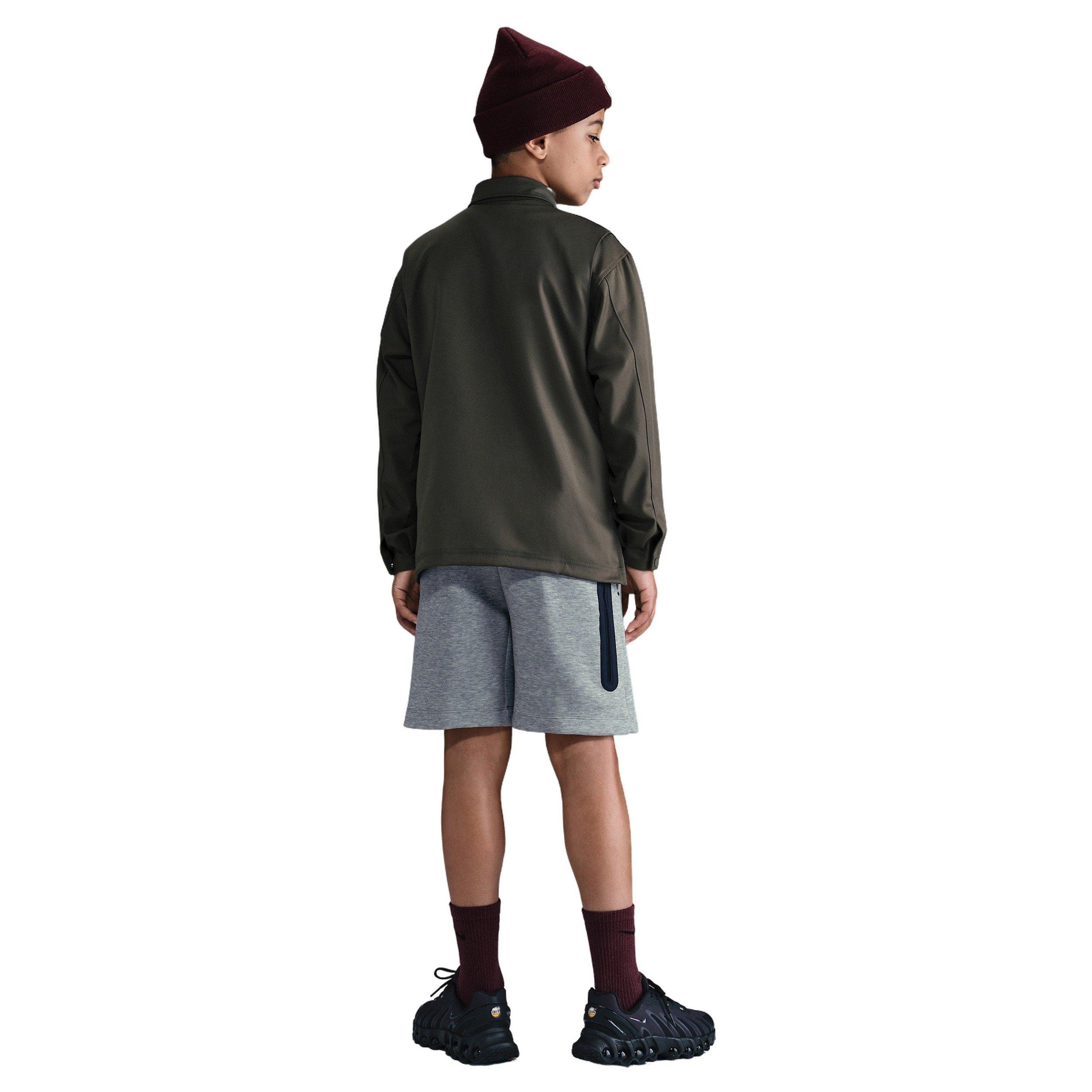 Nike Sportswear Tech Fleece Big Boys' Dark Grey Heather Shorts