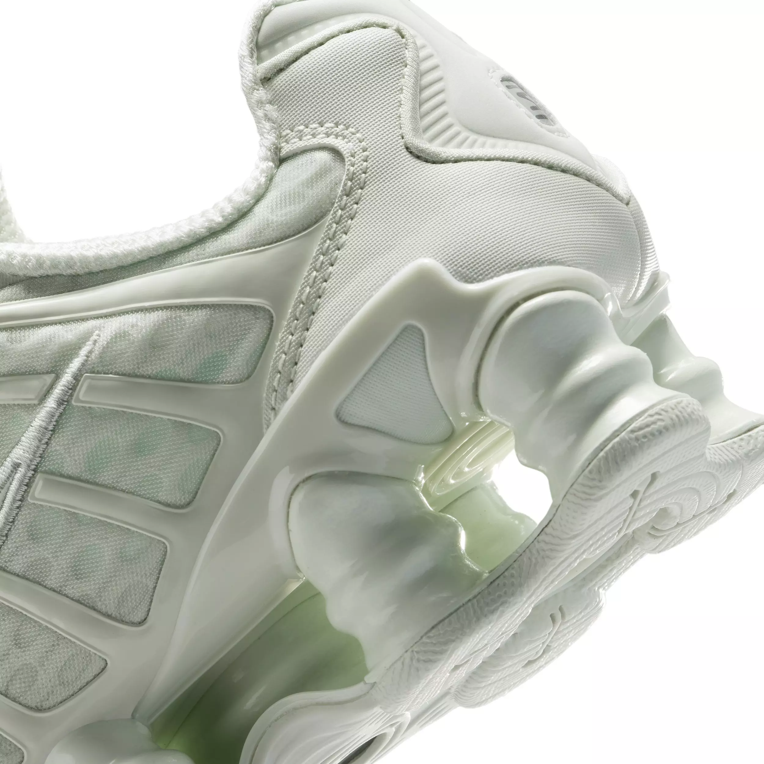 Nike Shox TL "Spruce Aura/Light Silver/Metallic Silver/Spruce Aura" Grade School Boys' Shoe - SPRUCE/LT SILVER/SILVER/SPRUCE