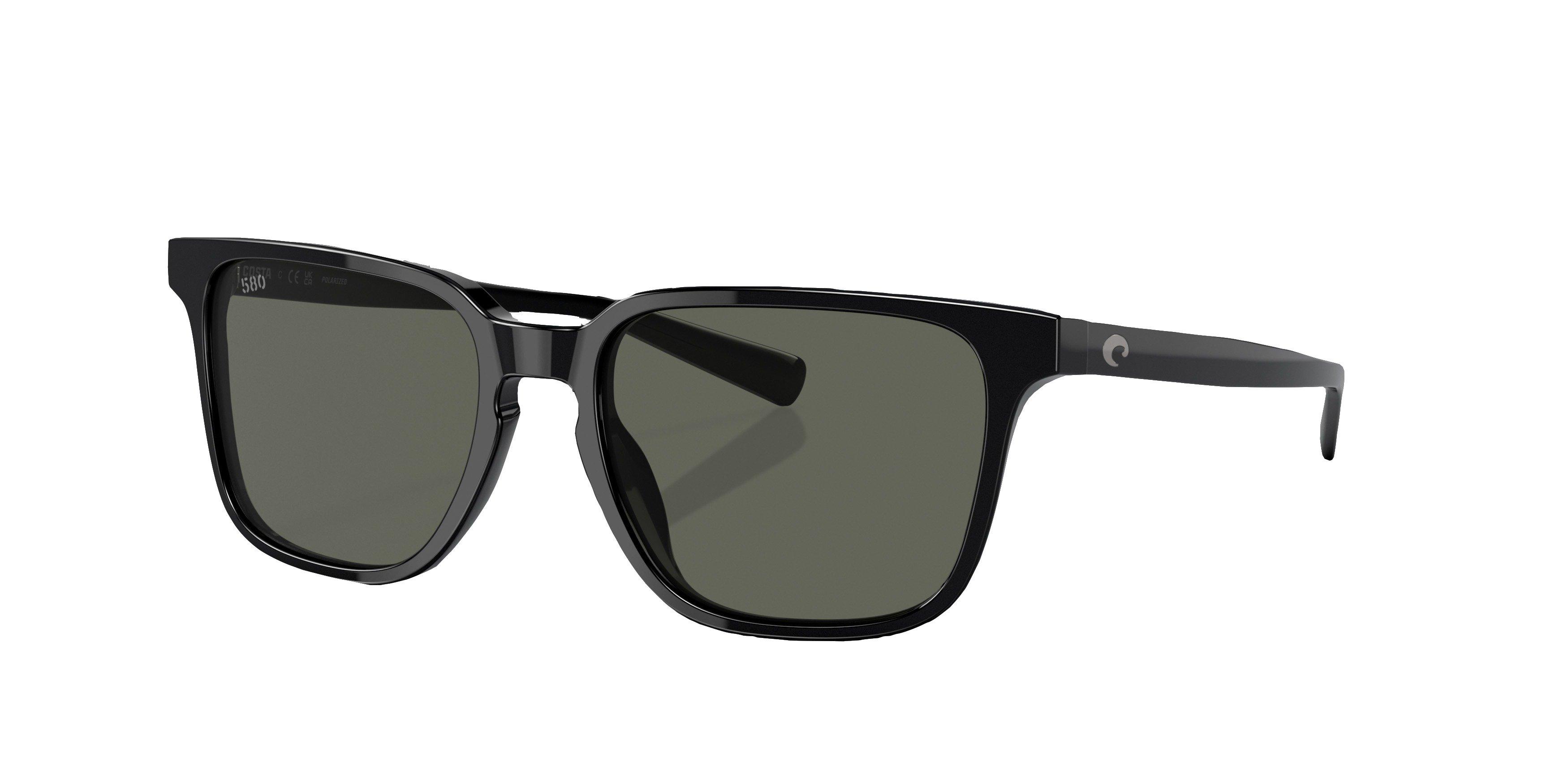 Costa Del Mar Kailano Grey Polarized Sunglasses - Black - BLACK Thumbnail View 1