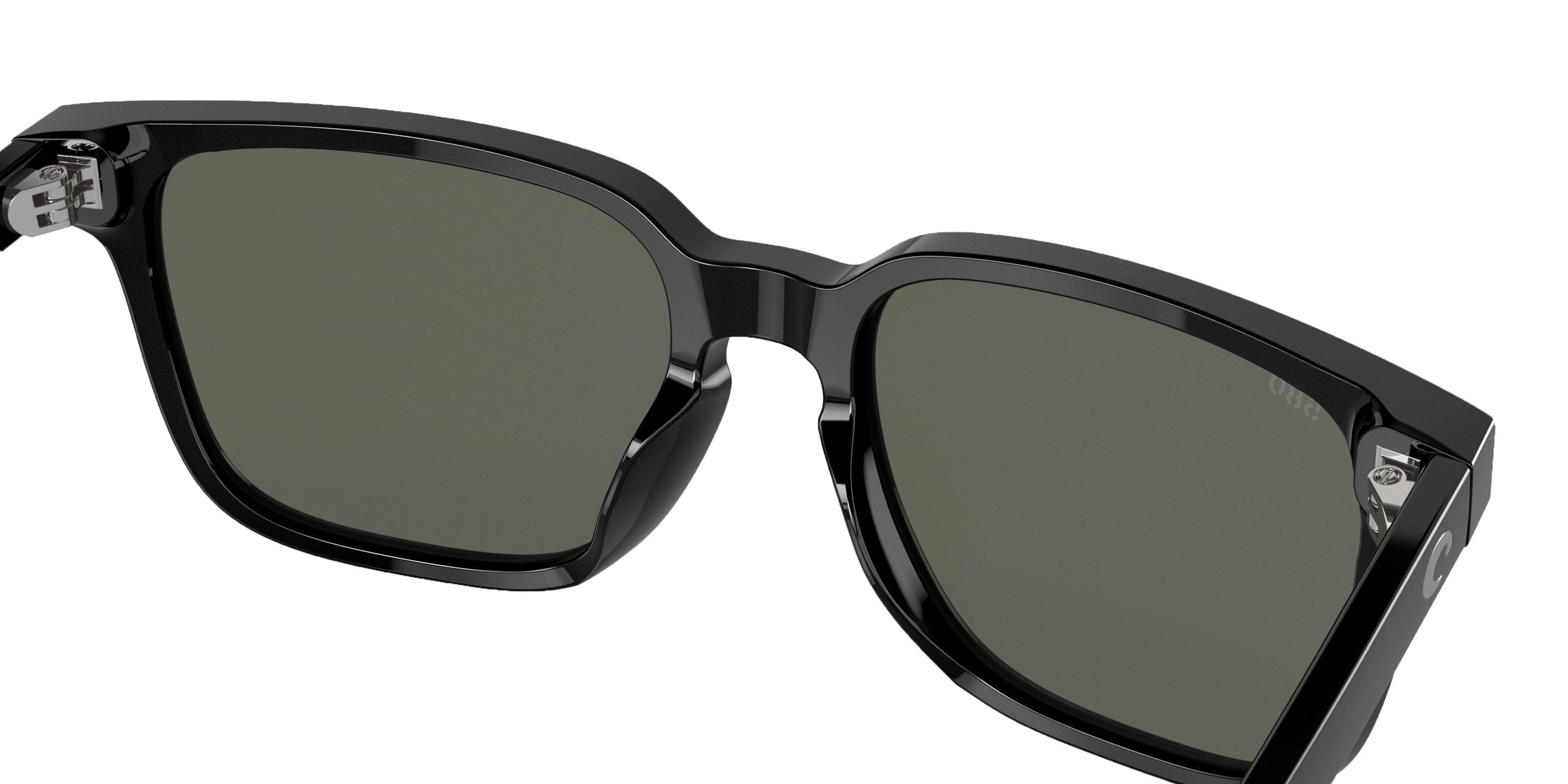 Costa Del Mar Kailano Grey Polarized Sunglasses - Black - BLACK Thumbnail View 7