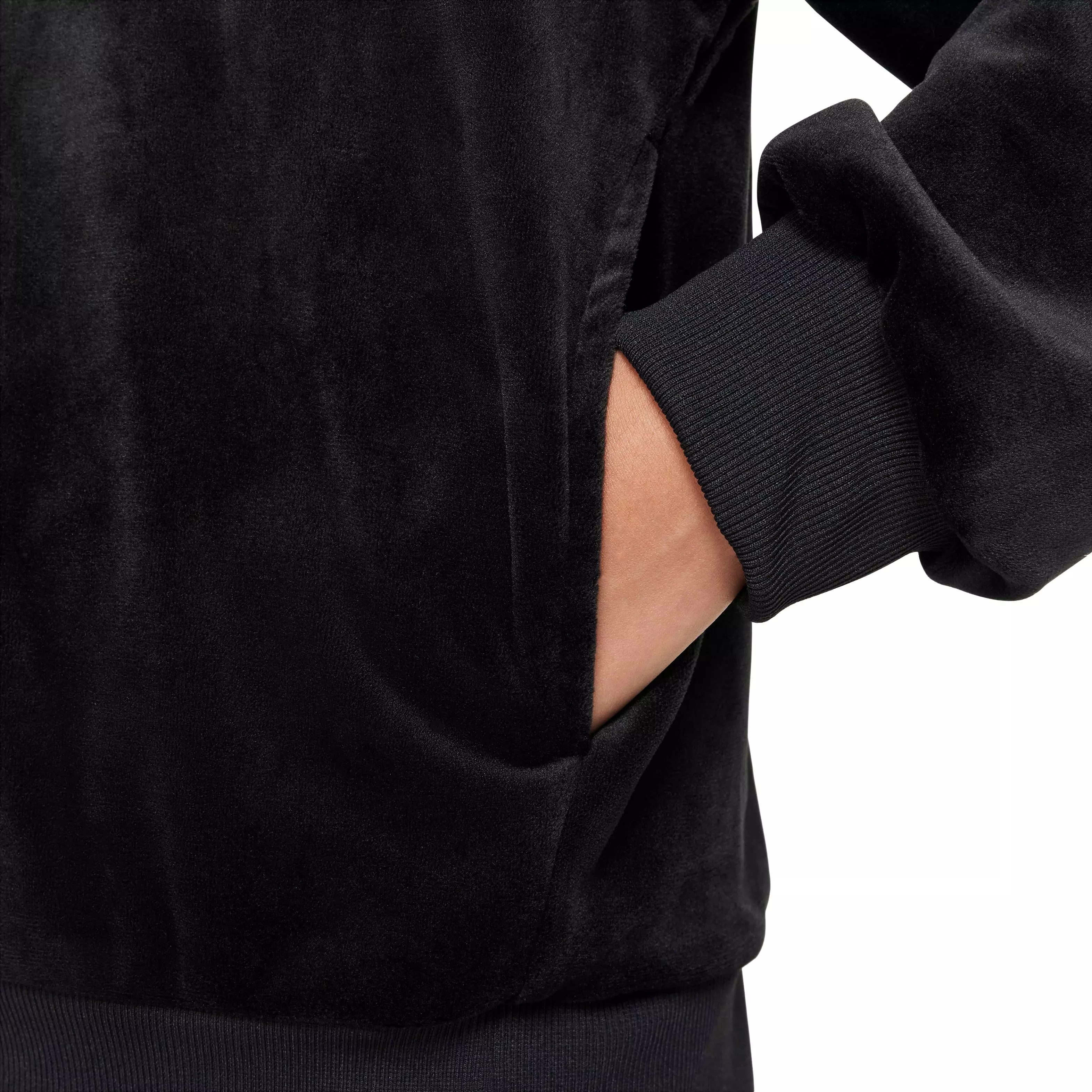 Nike Big Girls' Sportswear Pullover Hoodie - BLACK