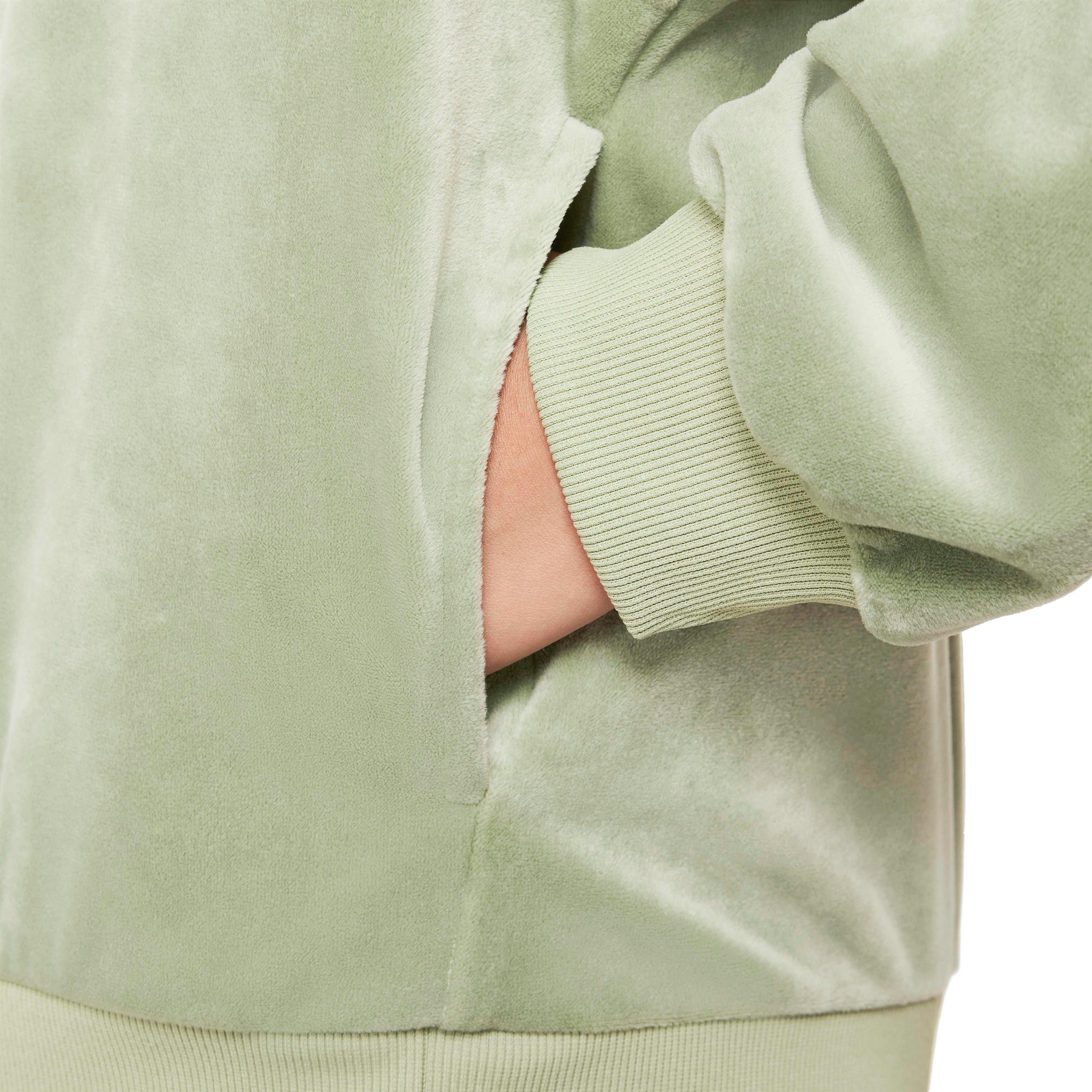 Nike Big Girls' Sportswear Pullover Hoodie - GREEN Thumbnail View 5