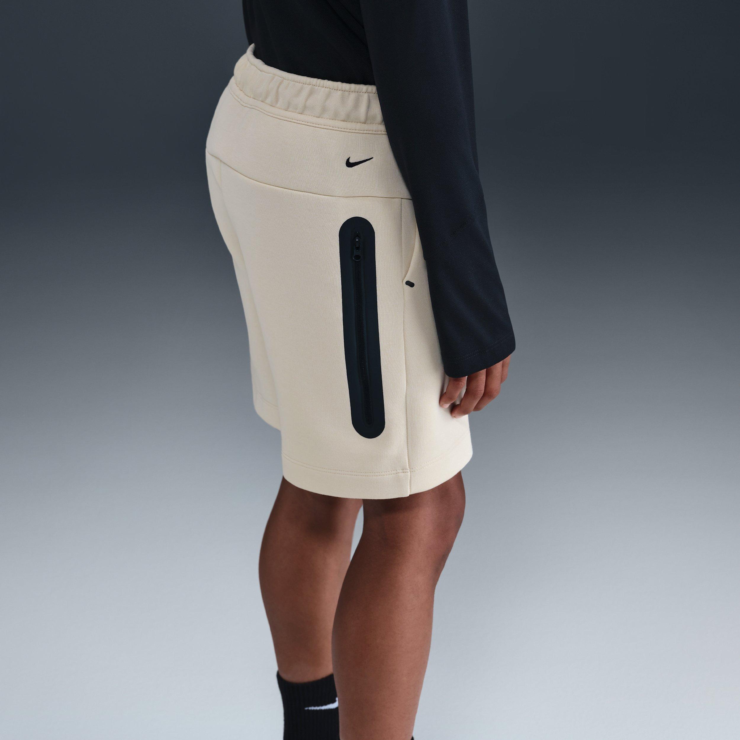 Nike Sportswear Tech Fleece Big Boys' Light Brown Shorts