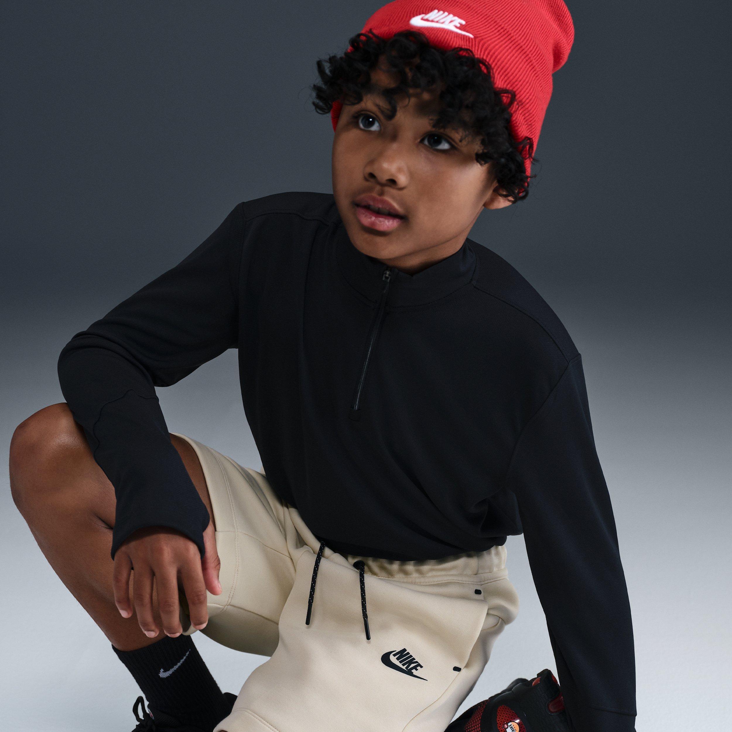 Nike Sportswear Tech Fleece Big Boys' Light Brown Shorts