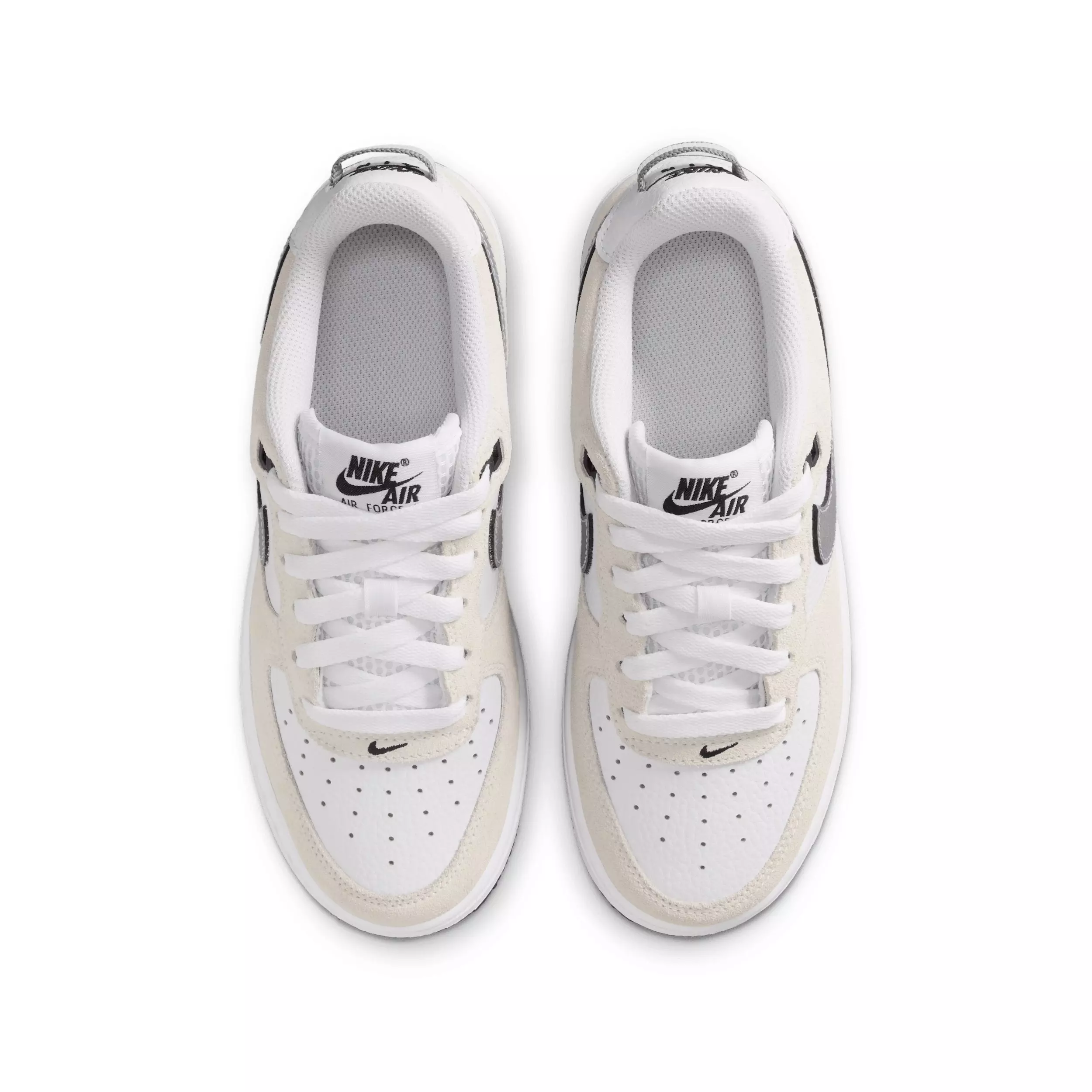 Nike Air Force 1 Essential+ "Phantom/Black" Grade School Boys' Shoe - PHANTOM/BLACK