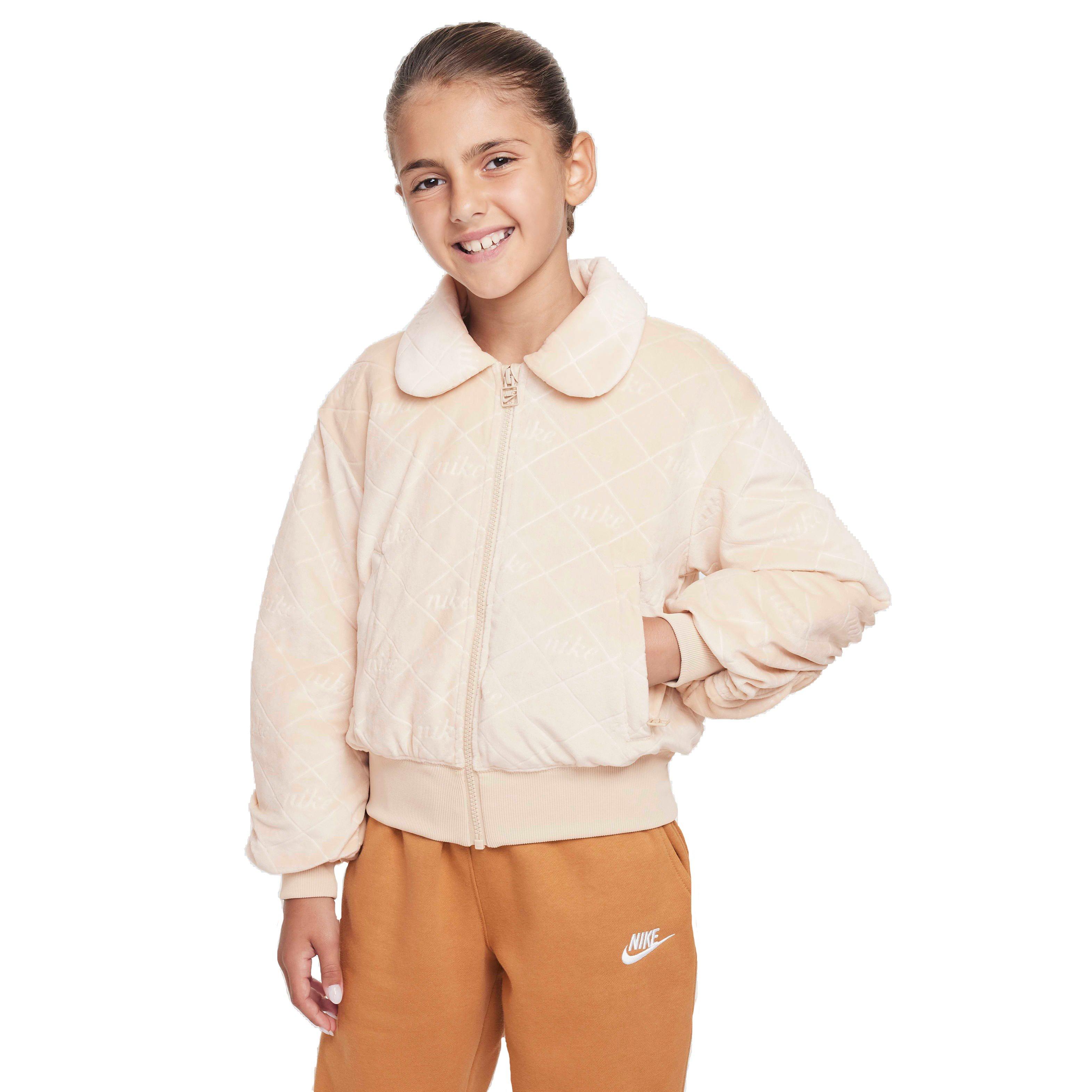 Nike Sportswear Big Girls' White Jacket