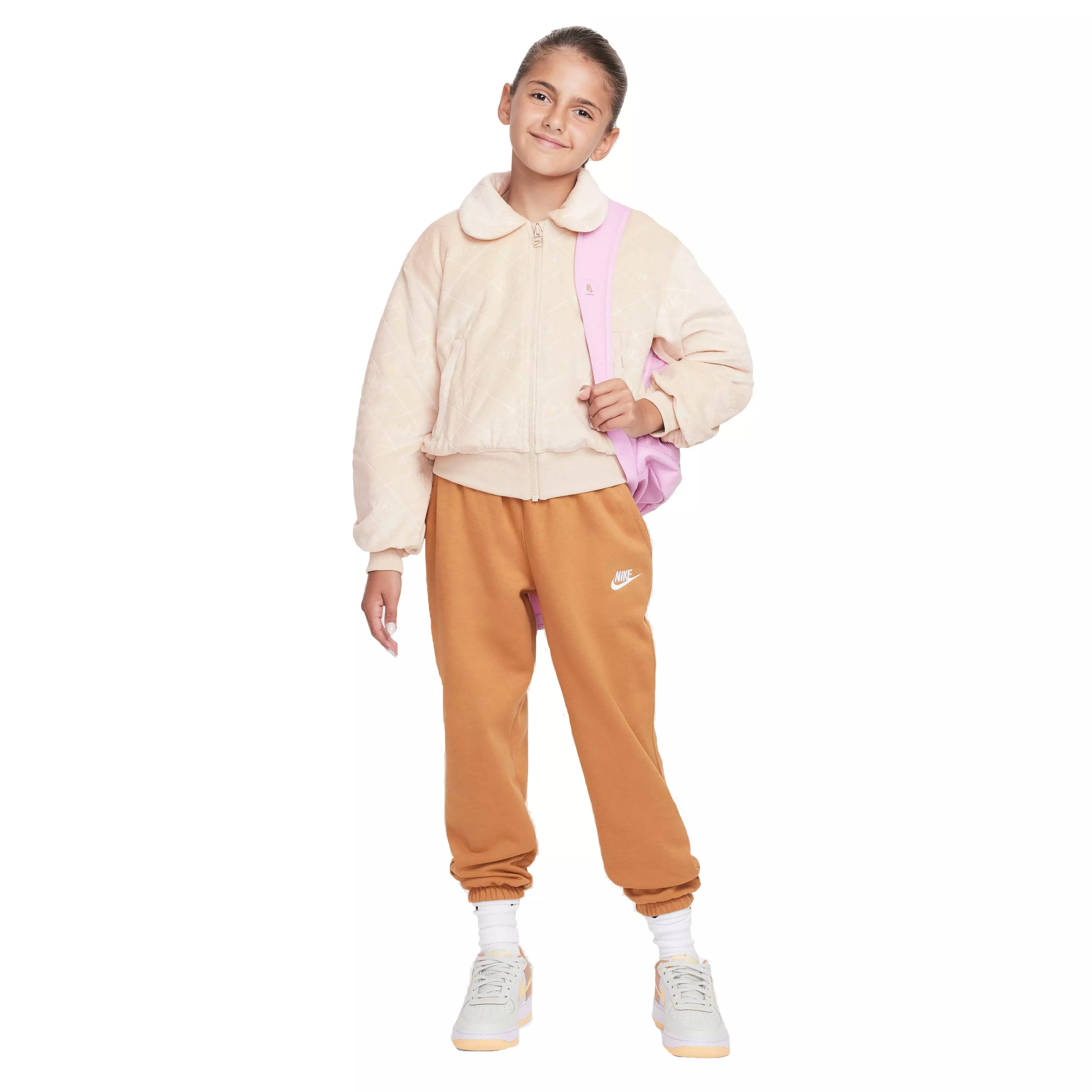 Nike Big Girls' Sportswear Jacket - SANDDRIFT