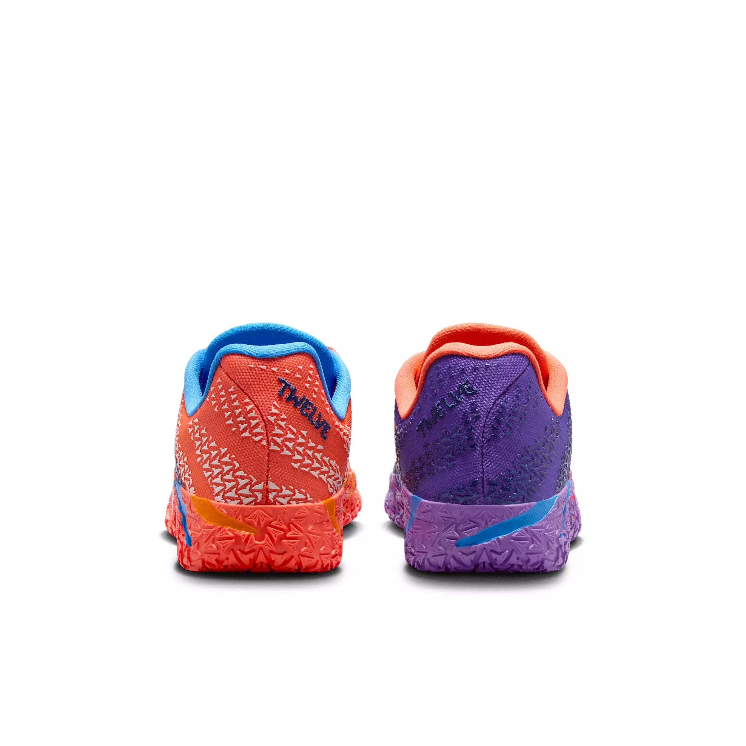 Nike Ja 3 "Turf Orange" Grade School Kids' Basketball Shoe - BLUE/ORANGE/NAVY/SILVER