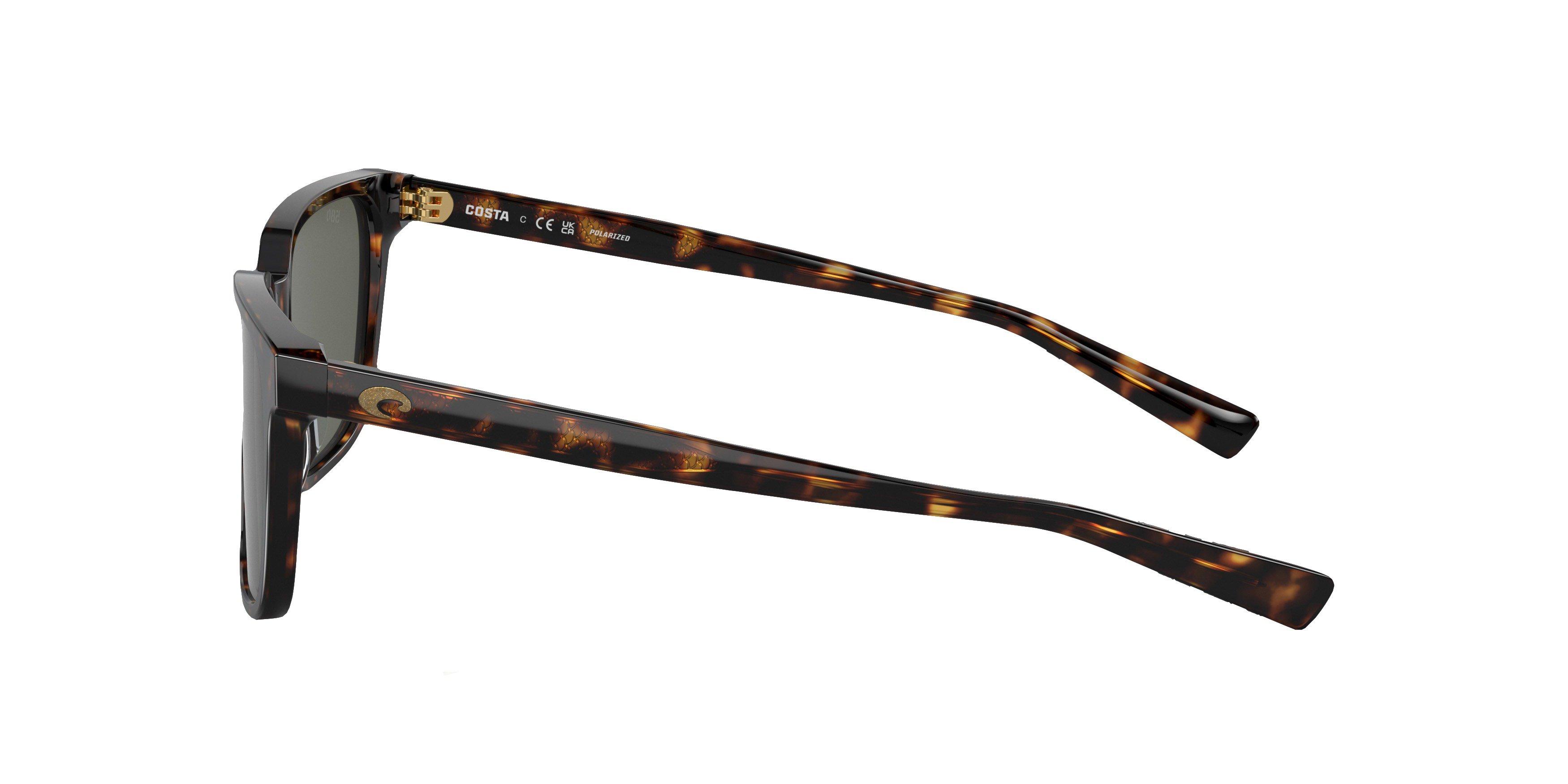 Costa Del Mar Kailano Grey Polarized Sunglasses - Brown - BROWN Thumbnail View 5