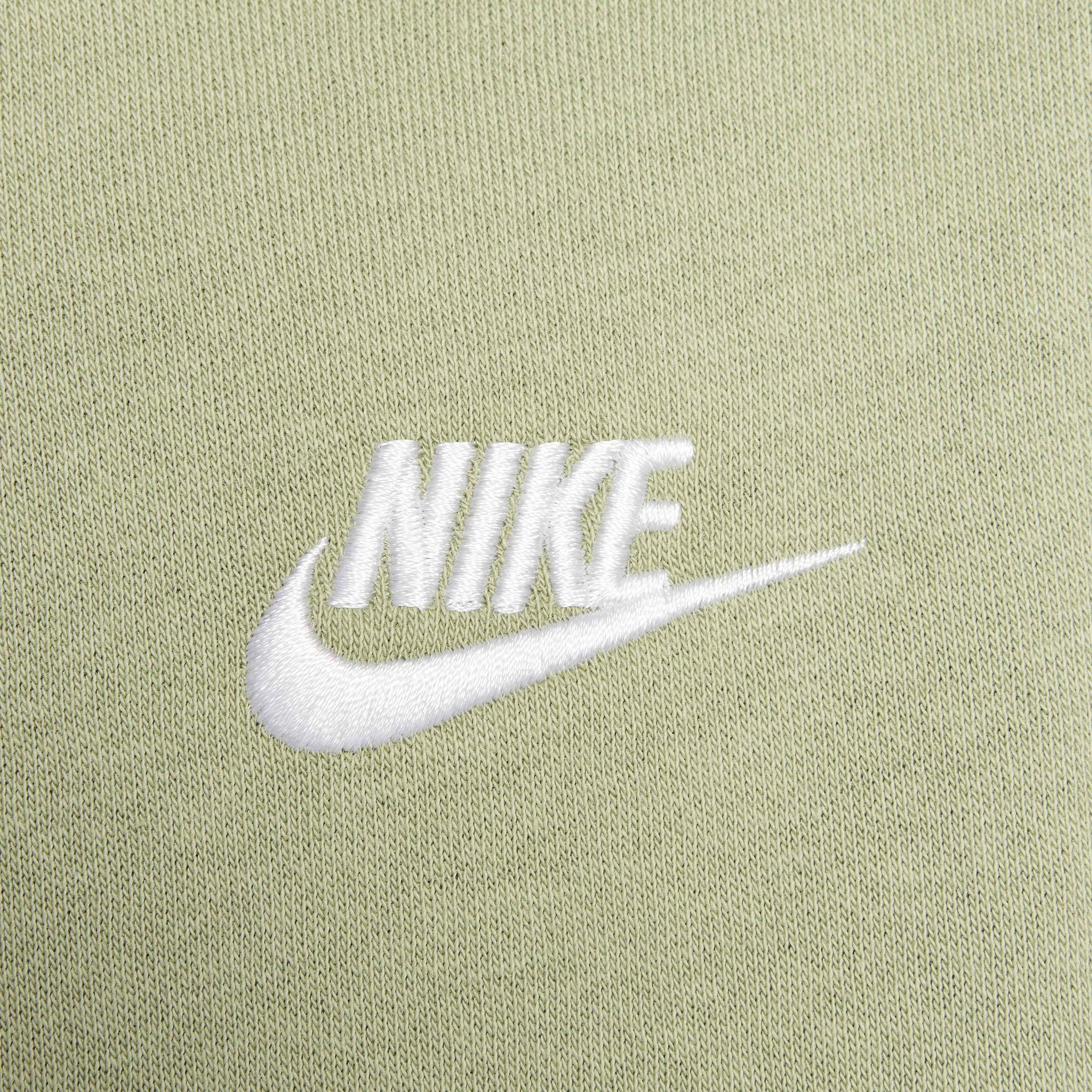 Nike Big Kids' Sportswear Club Fleece Oversized Pullover Hoodie - GREEN Thumbnail View 4