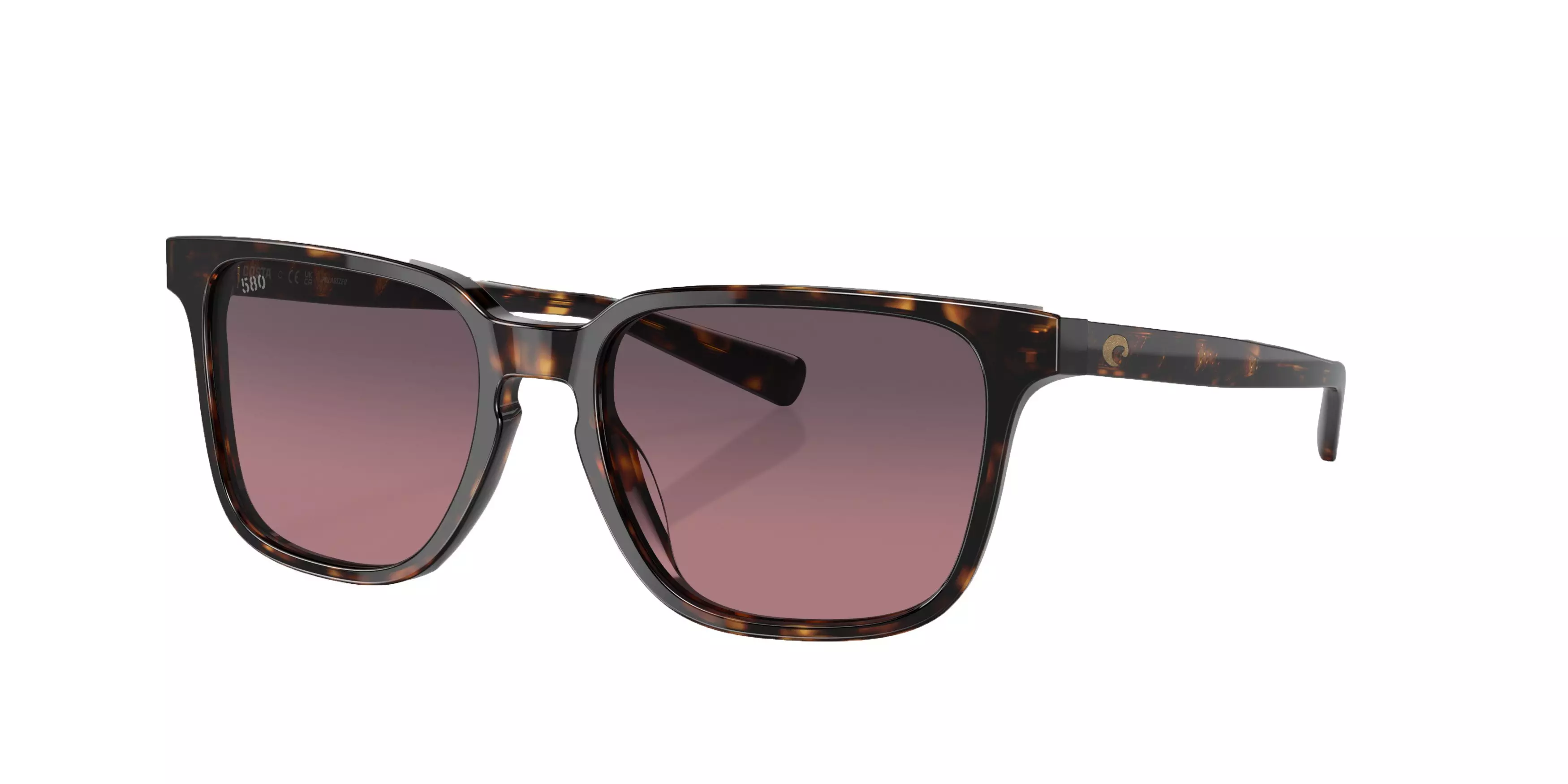 Costa Del Mar Kailano Rose Gradient Polarized Sunglasses - Brown - BROWN