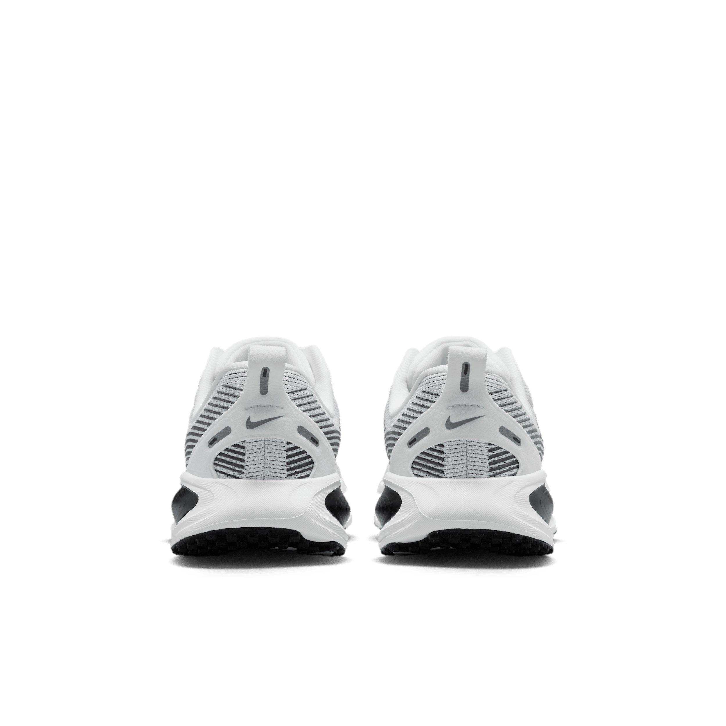 Nike Vomero 18 "Summit White/Black/Off White/Metallic Silver" Grade School Boys' Running Shoe - WHITE/BLACK/OFF WHITE/SILVER Thumbnail View 5