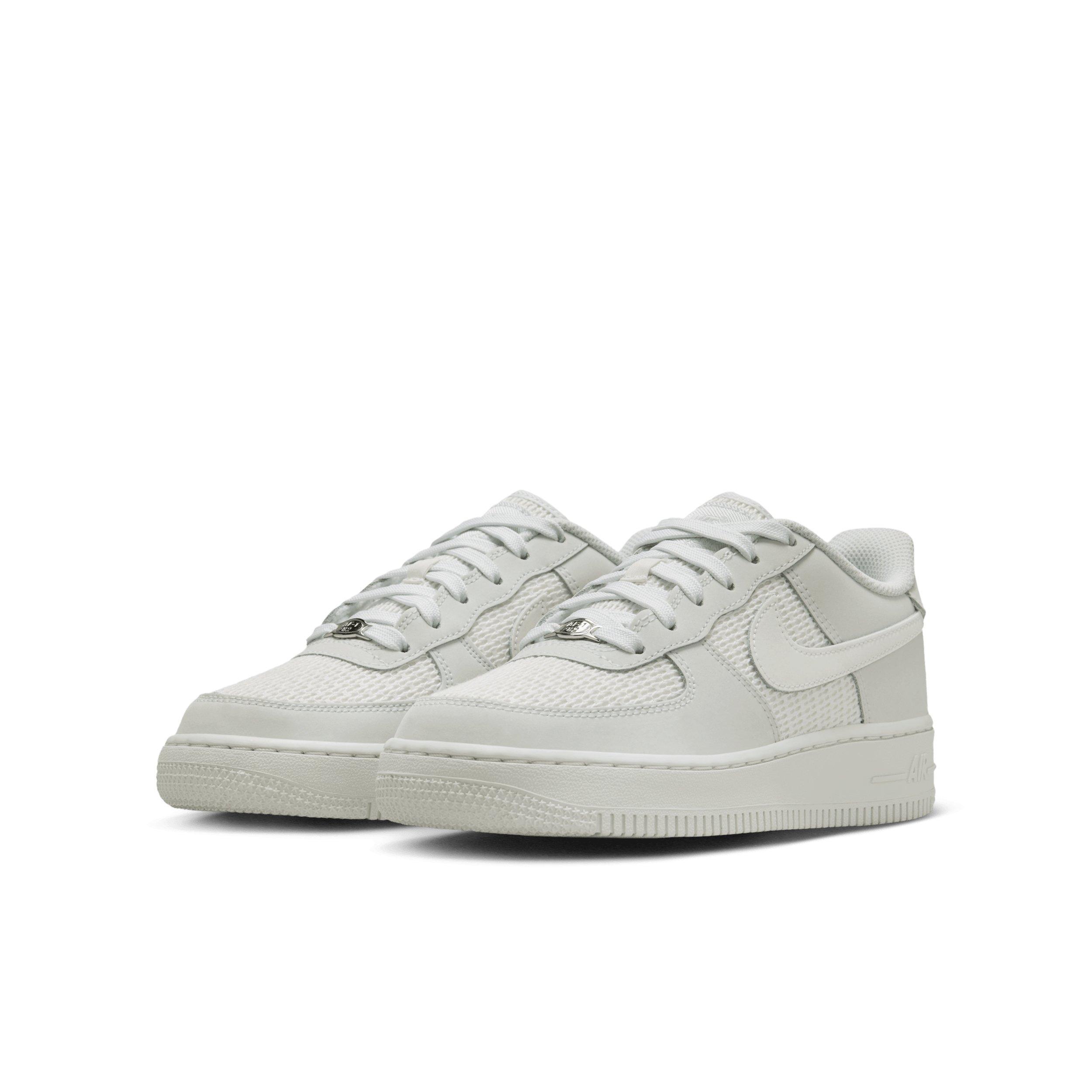 Nike Air Force 1 LV8 2 Grade School Boys' "Off White/Summit White/Off White" Shoe