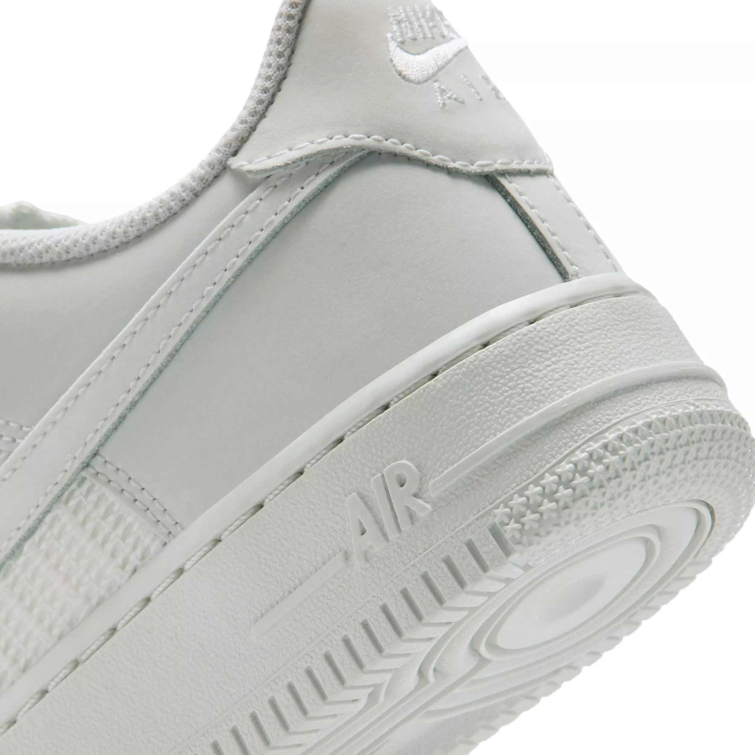 Nike Air Force 1 LV8 2 "Off White/Summit White/Off White" Grade School Boys' Shoe - OFF WHITE/WHITE/OFF WHITE