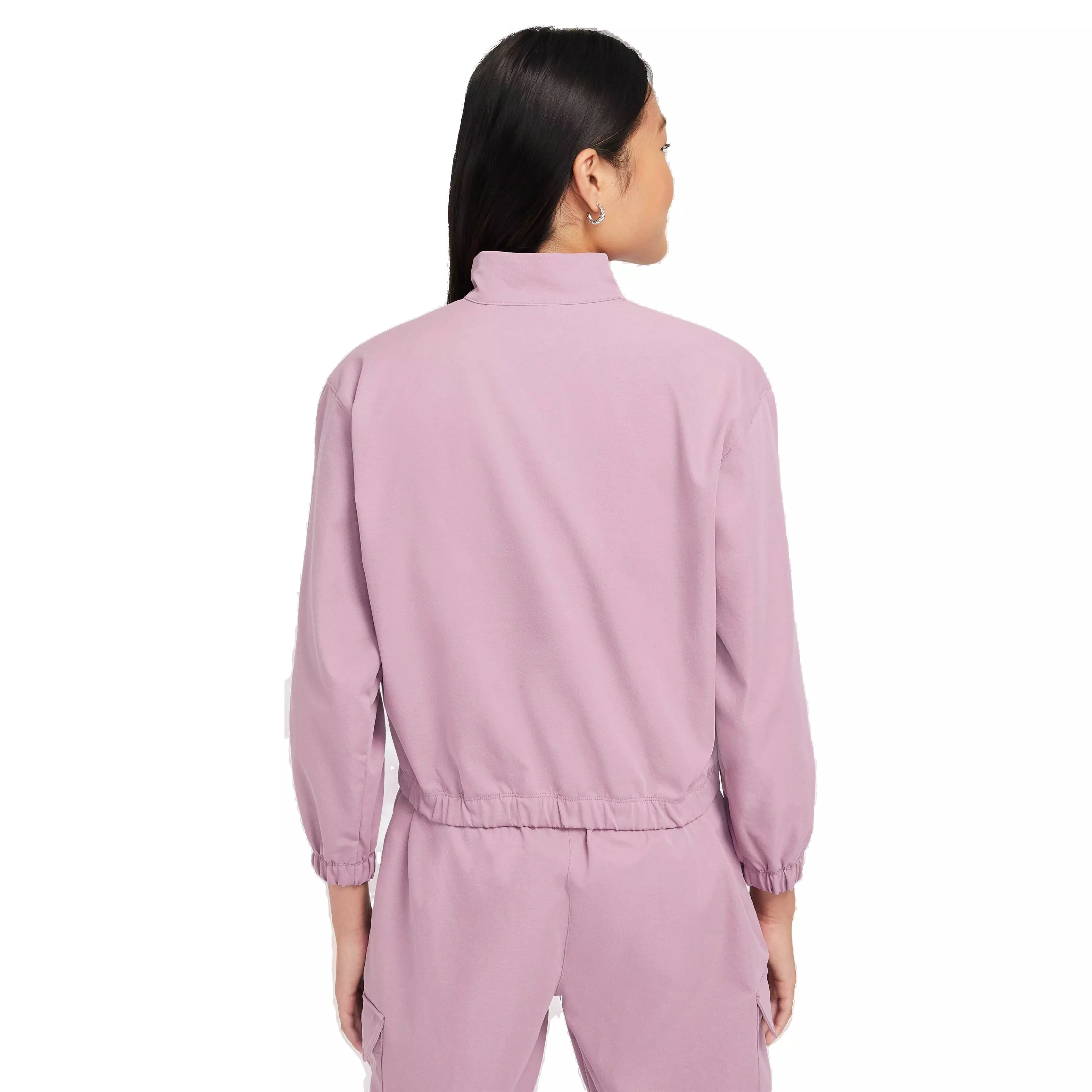 Nike Big Girls' Sportswear Oversized Lightweight Jacket - PLUM