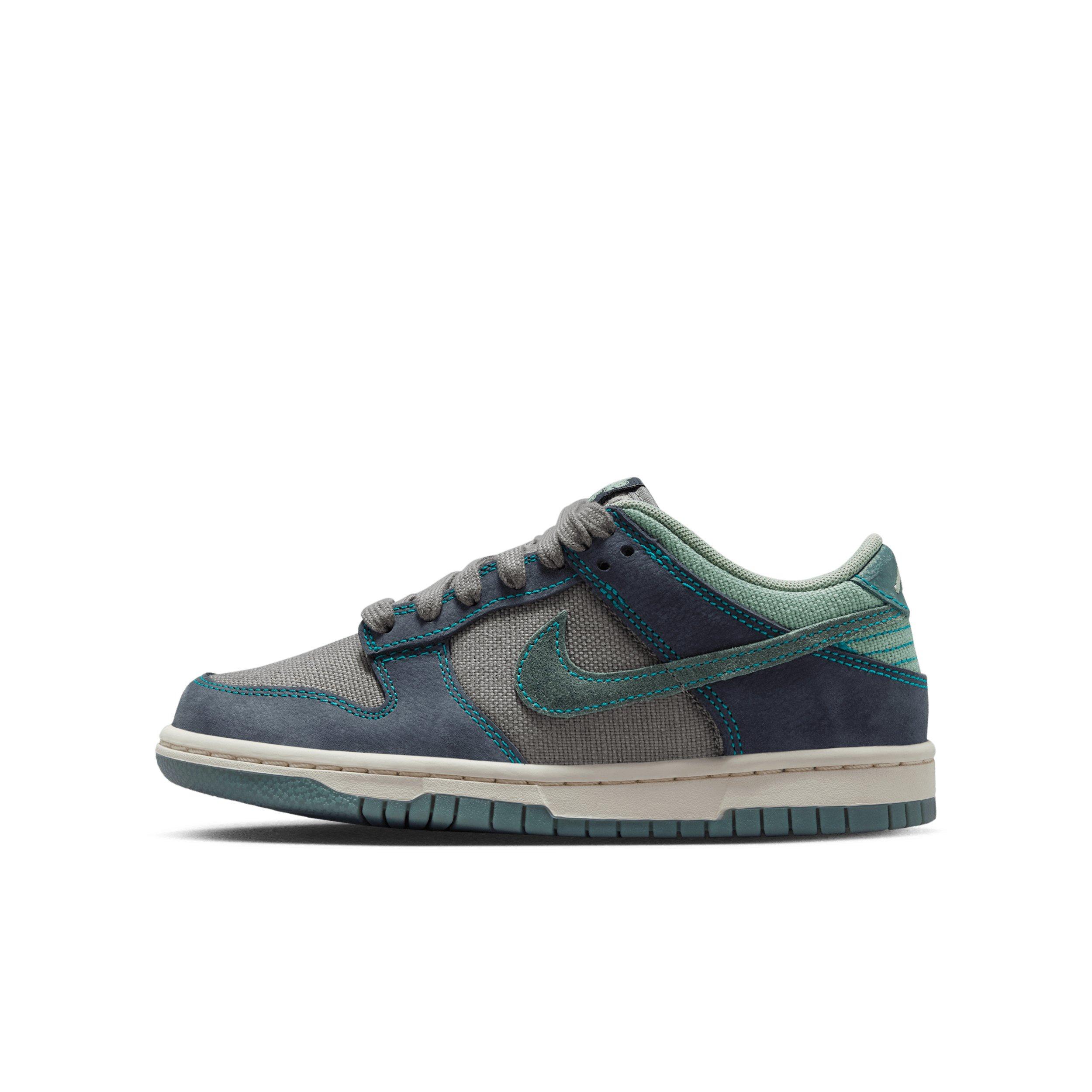 Nike Dunk Low LV8 1 Grade School Boys' "Pencil Point/Dark Obsidian/Steam/Mineral Slate" Shoe
