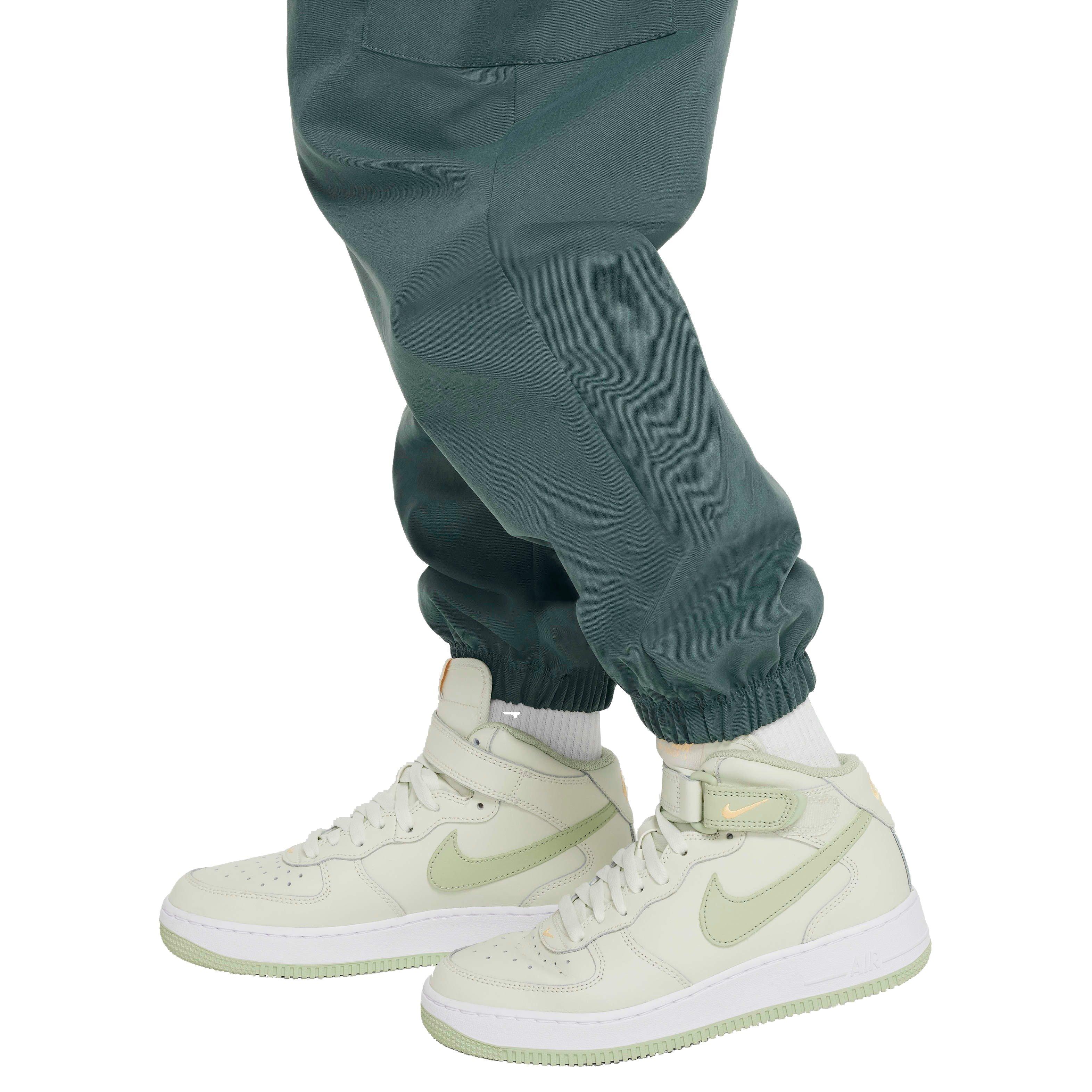 Nike Big Girls' Sportswear Cargo Pants - GREEN Thumbnail View 5
