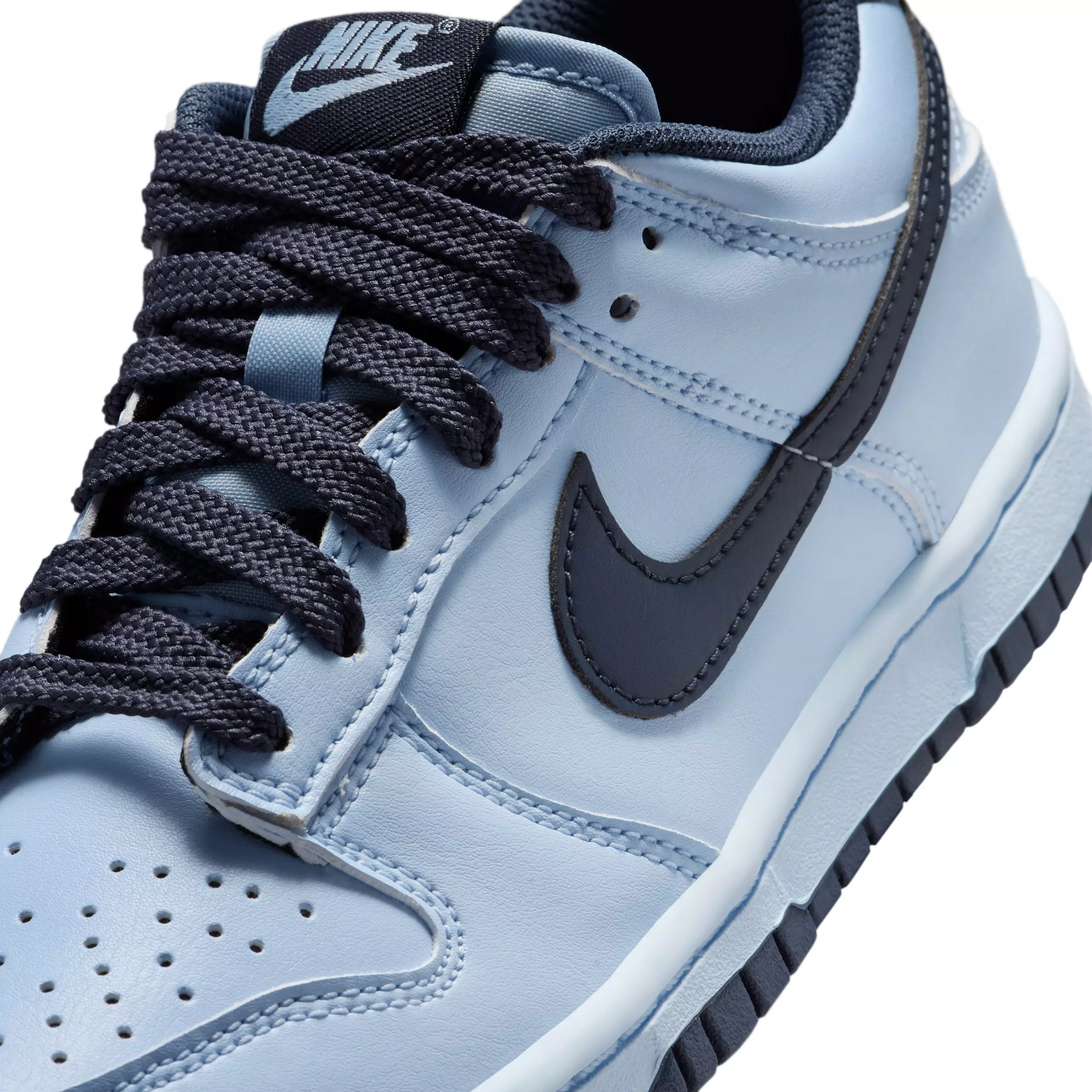 Nike Dunk Low LV8 2 "Hydrogen Blue/Hydrogen Blue/Thunder Blue" Grade School Boys' Shoe - BLUE/BLUE/BLUE