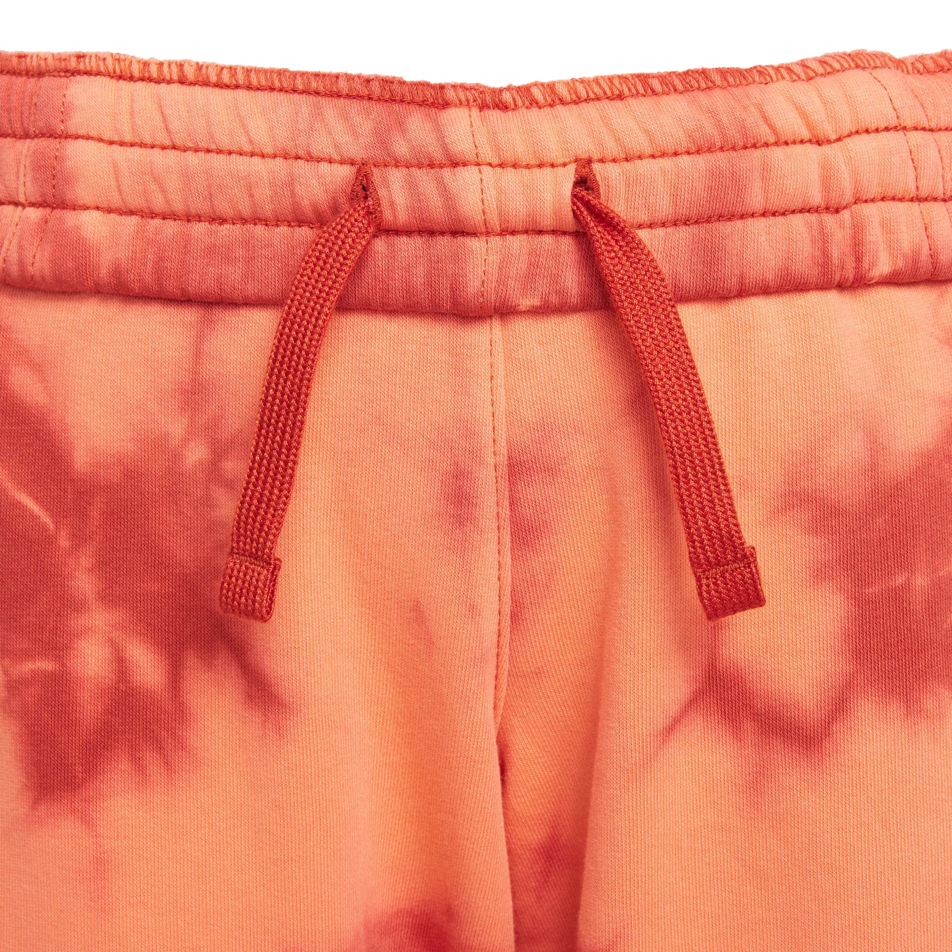 Nike Big Kids' Sportswear Club Fleece Tie-Dyed Joggers - ORANGE